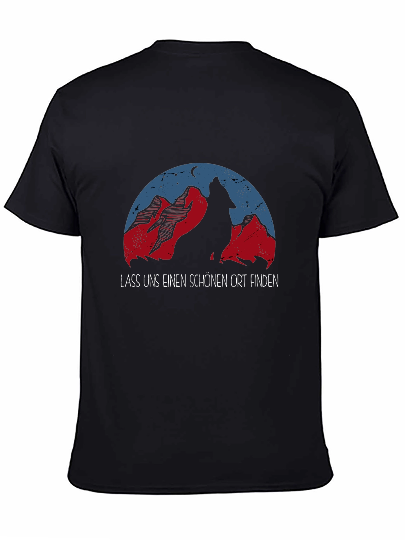 Wolf Mountain Graphic T-Shirt - Adventure Awaits