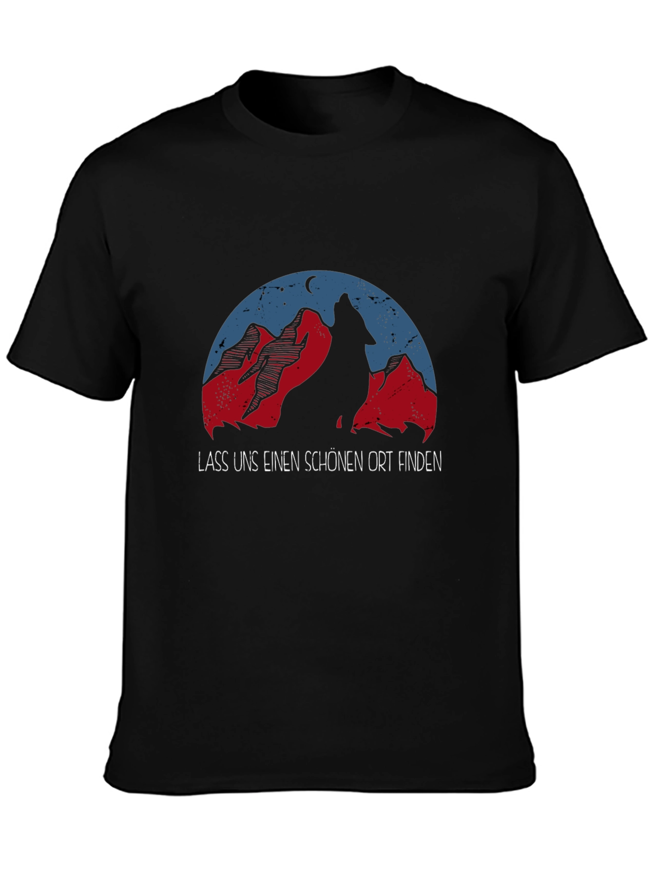 Wolf Mountain Graphic T-Shirt - Adventure Awaits
