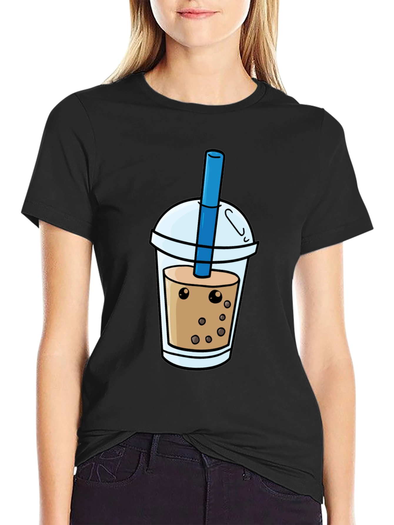 Boba Tea Graphic Tee - Casual Style