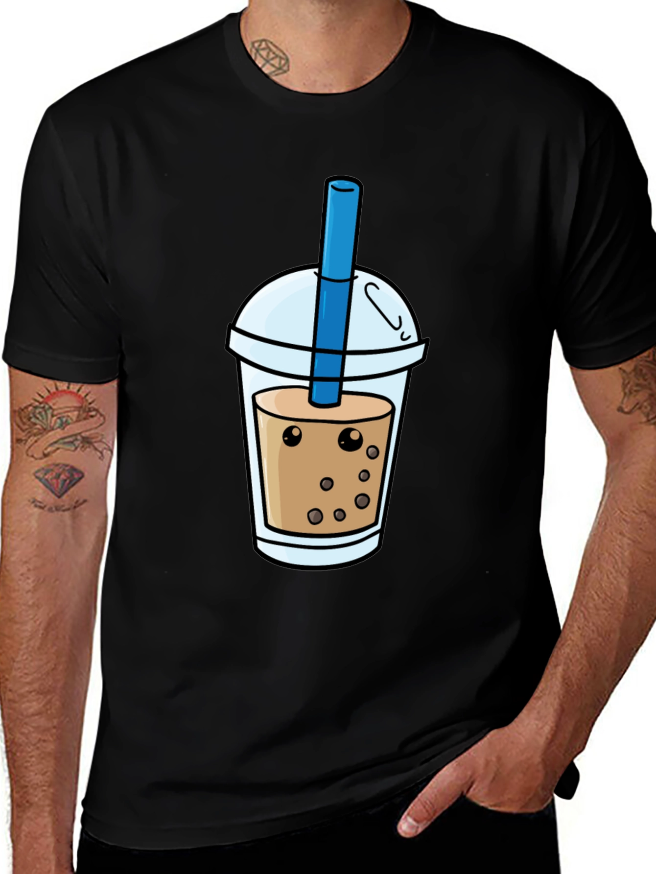 Boba Tea Graphic Tee - Casual Style