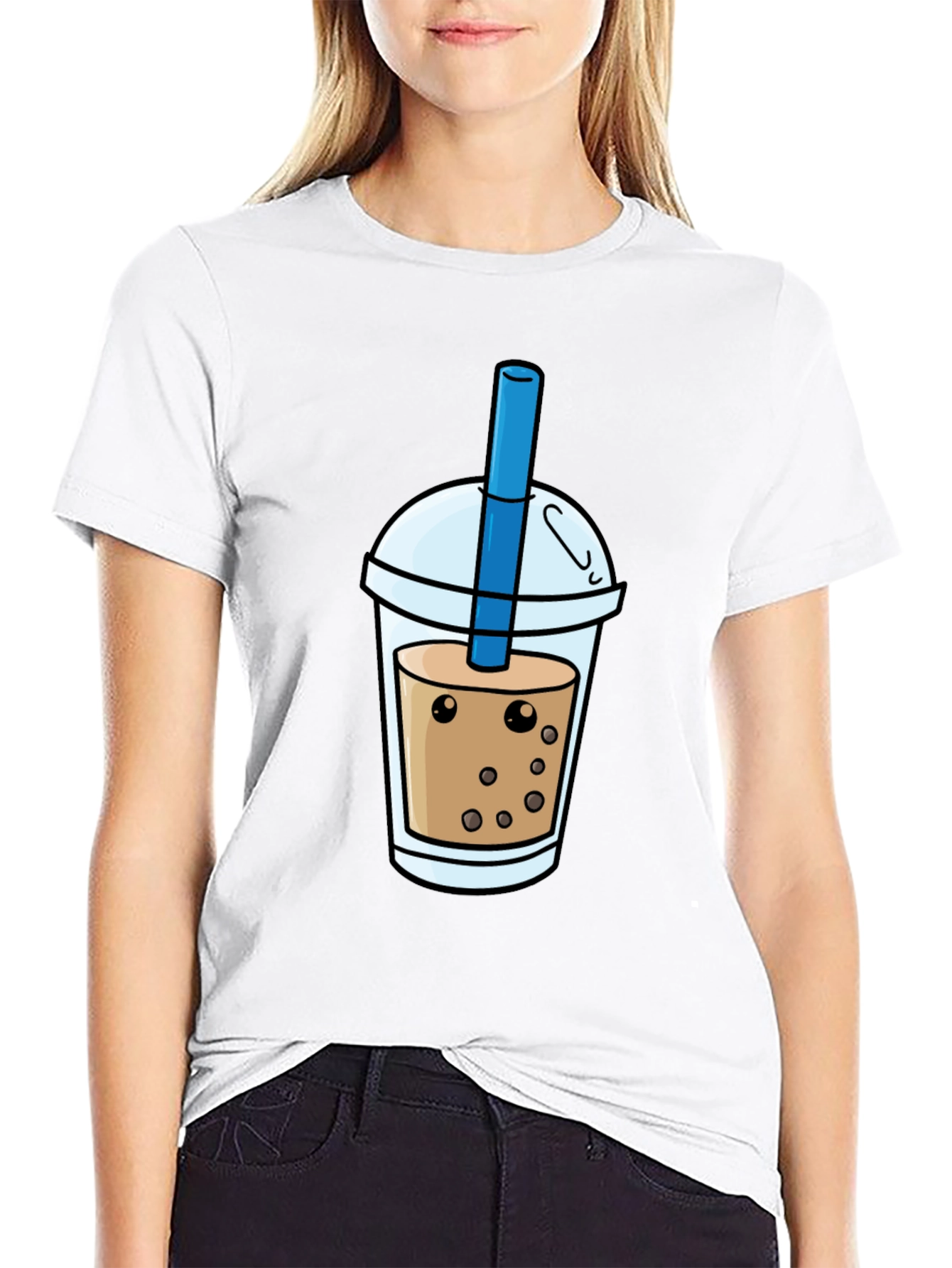 Boba Tea Graphic Tee - Casual Style