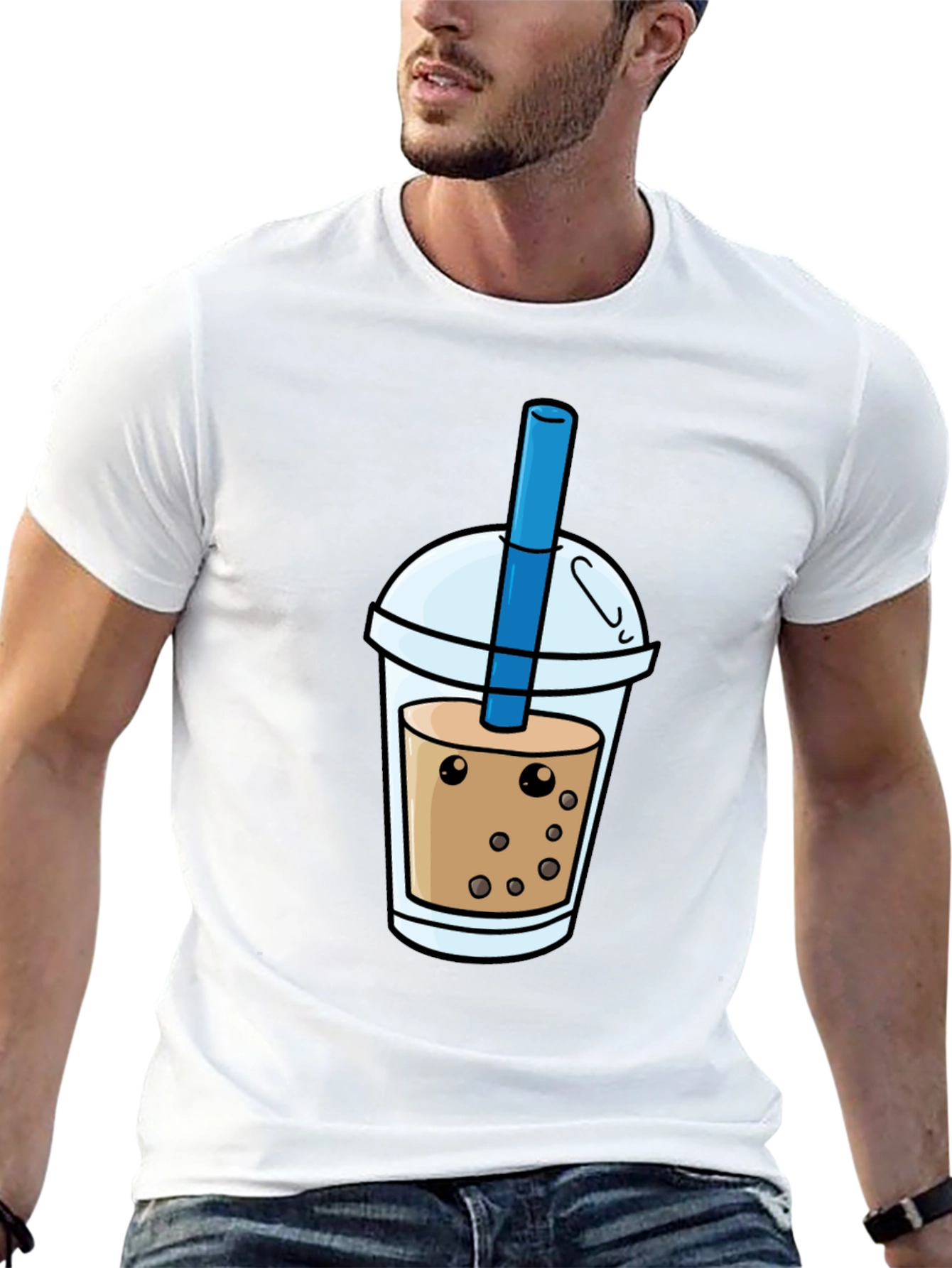 Boba Tea Graphic Tee - Casual Style