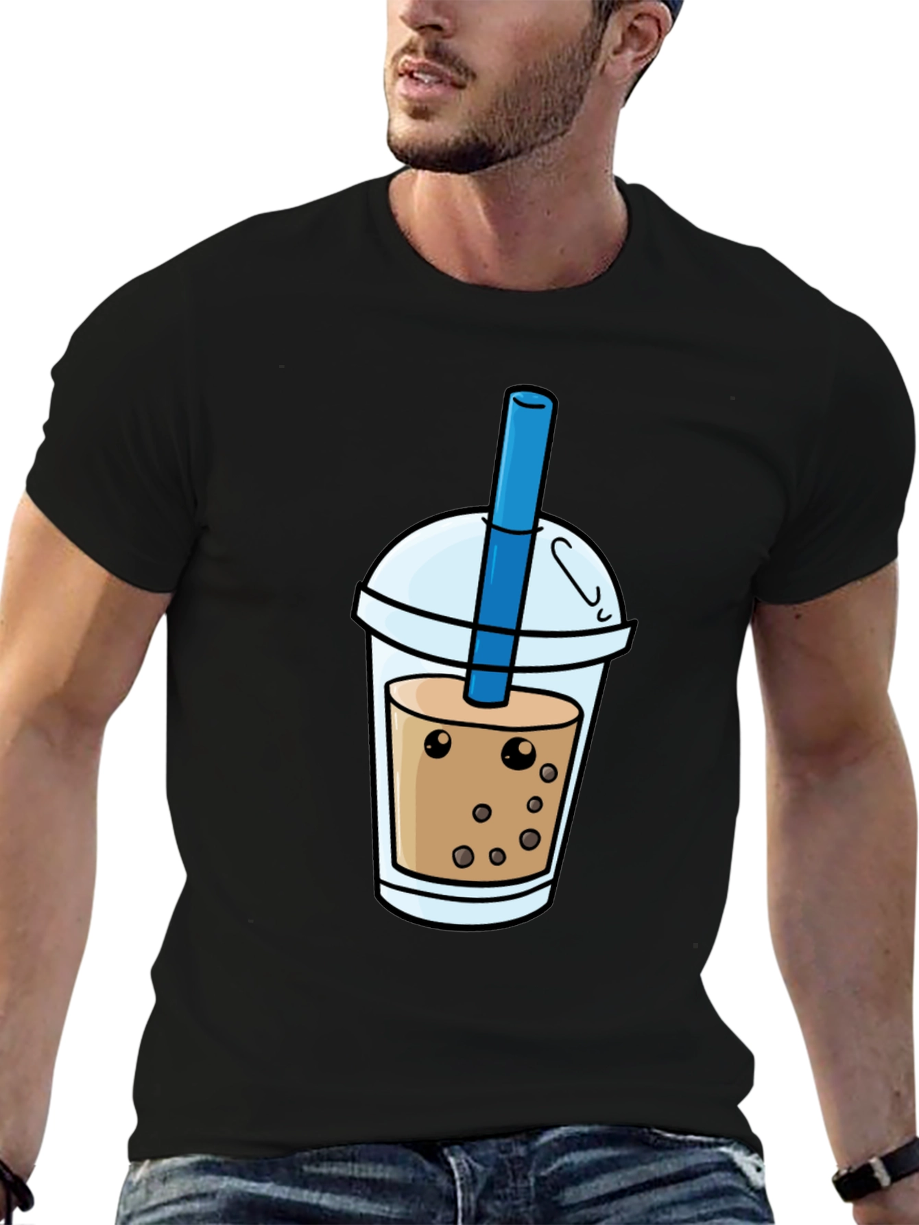 Boba Tea Graphic Tee - Casual Style