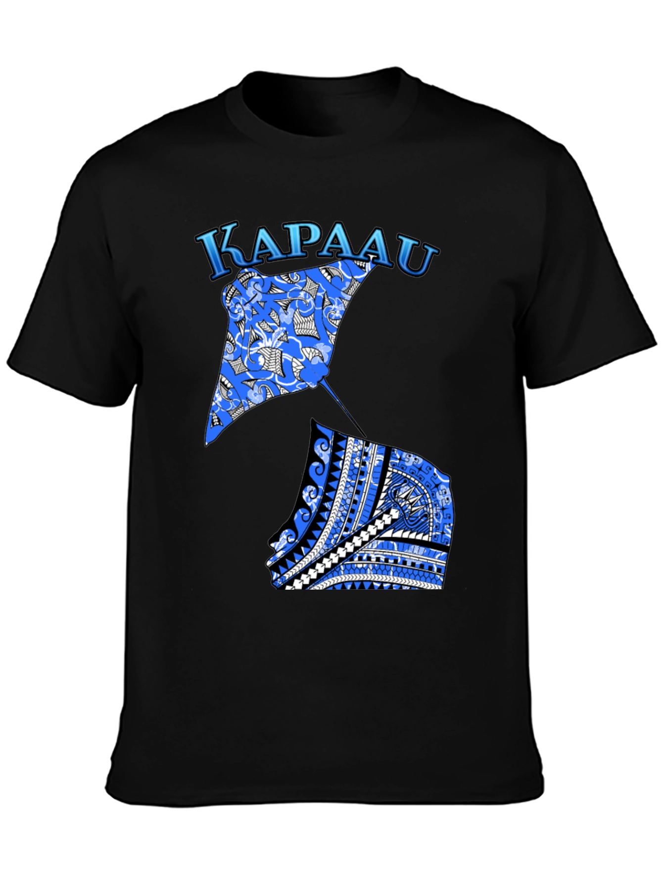 Kapaau Stingray Graphic T-Shirt - Black