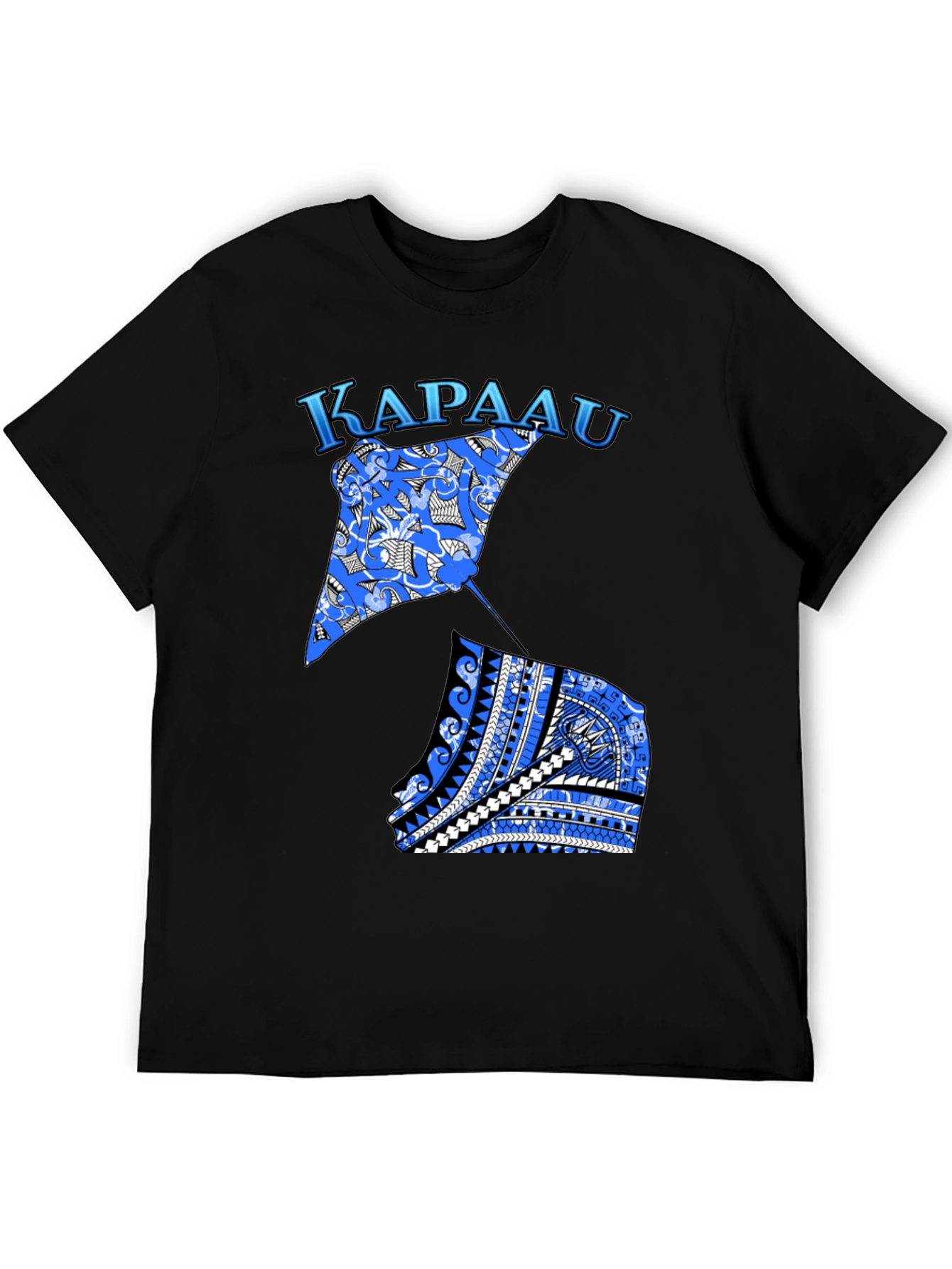 Kapaau Stingray Graphic T-Shirt - Black