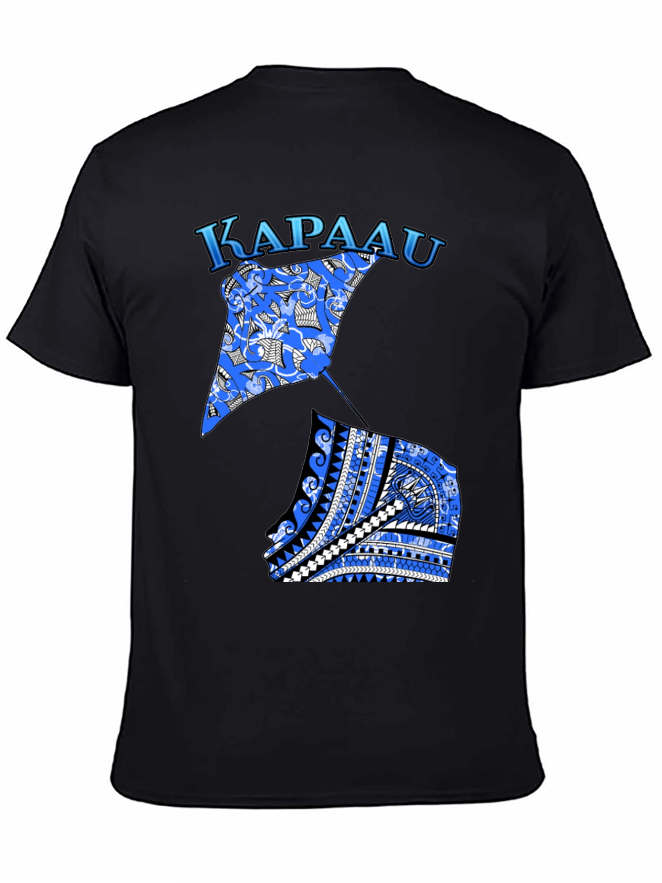 Kapaau Stingray Graphic T-Shirt - Black