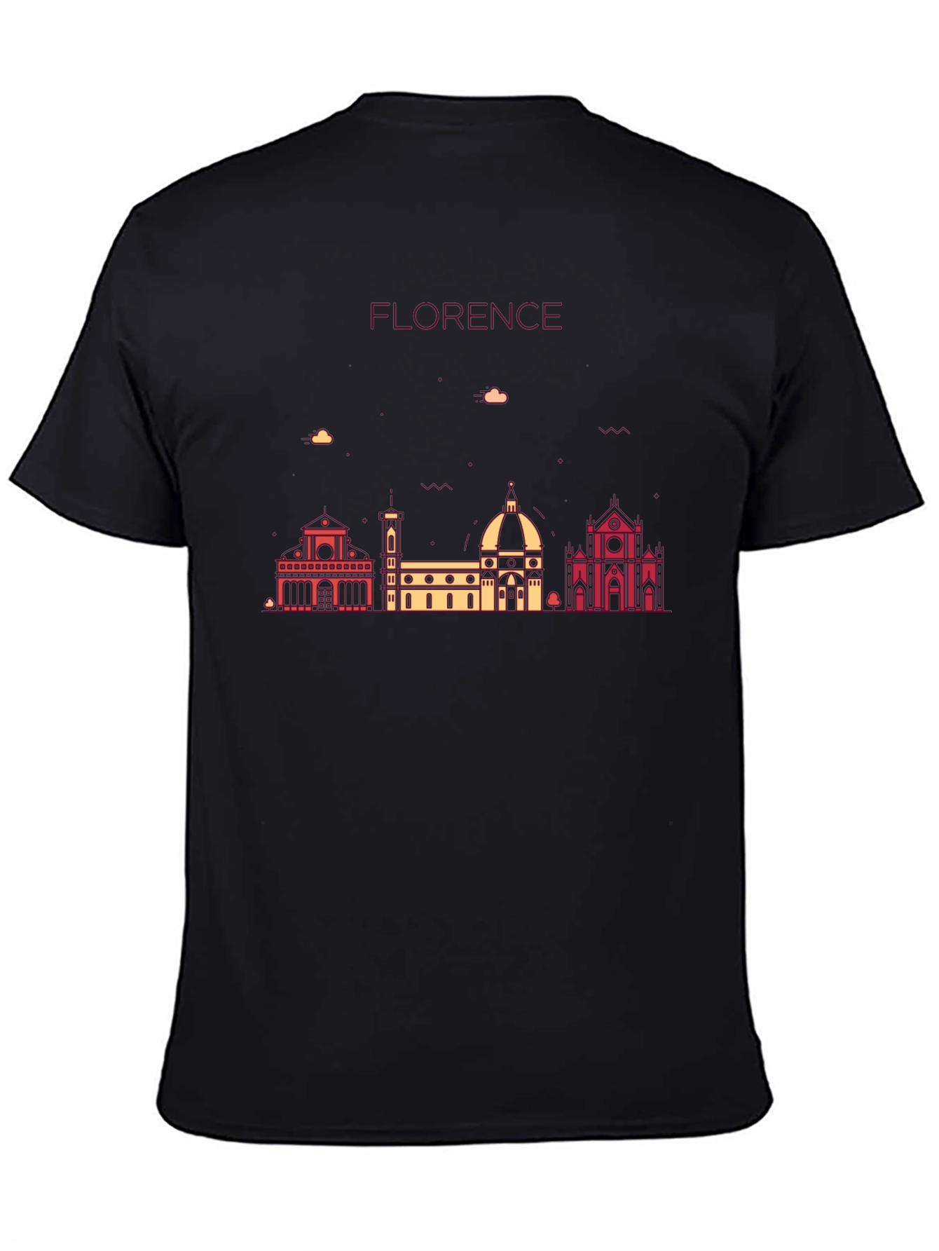Florence Skyline Graphic Tee - Black