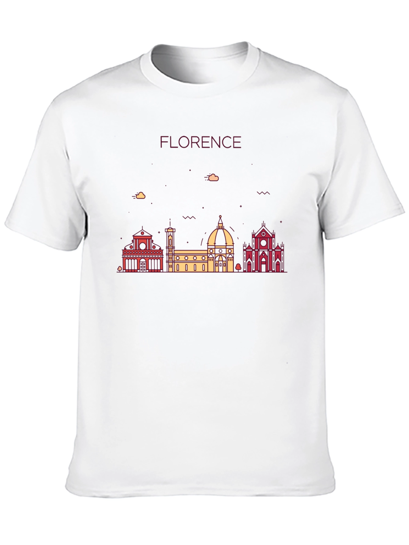 Florence Skyline Graphic Tee - Black