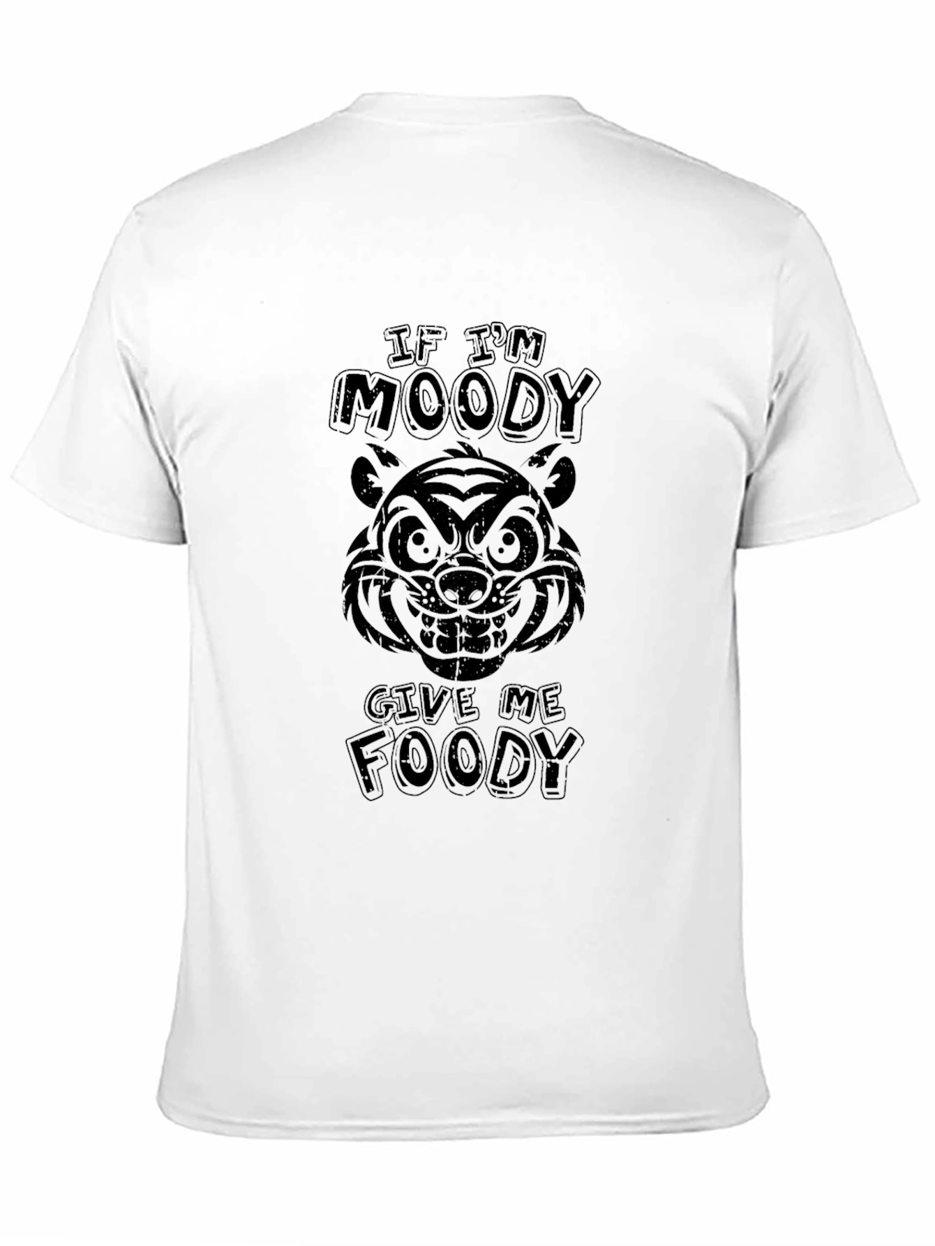 Moody Tiger Foody Black T-Shirt