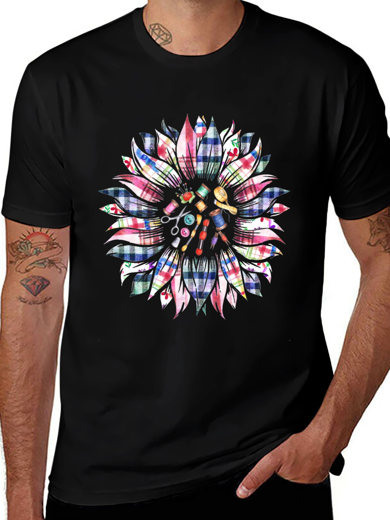 Crafting Sunflower T-Shirt