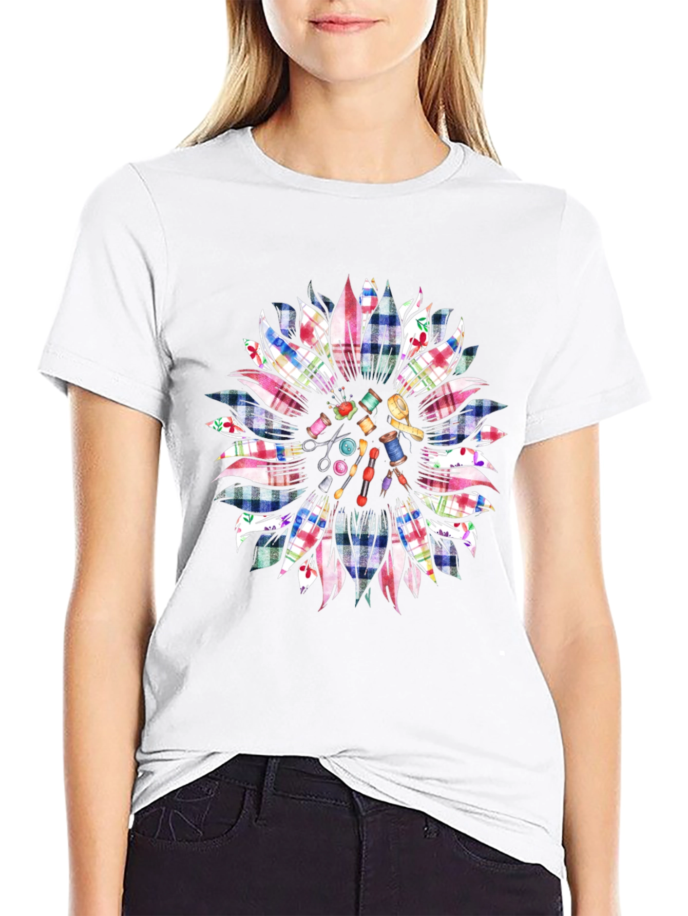 Crafting Sunflower T-Shirt