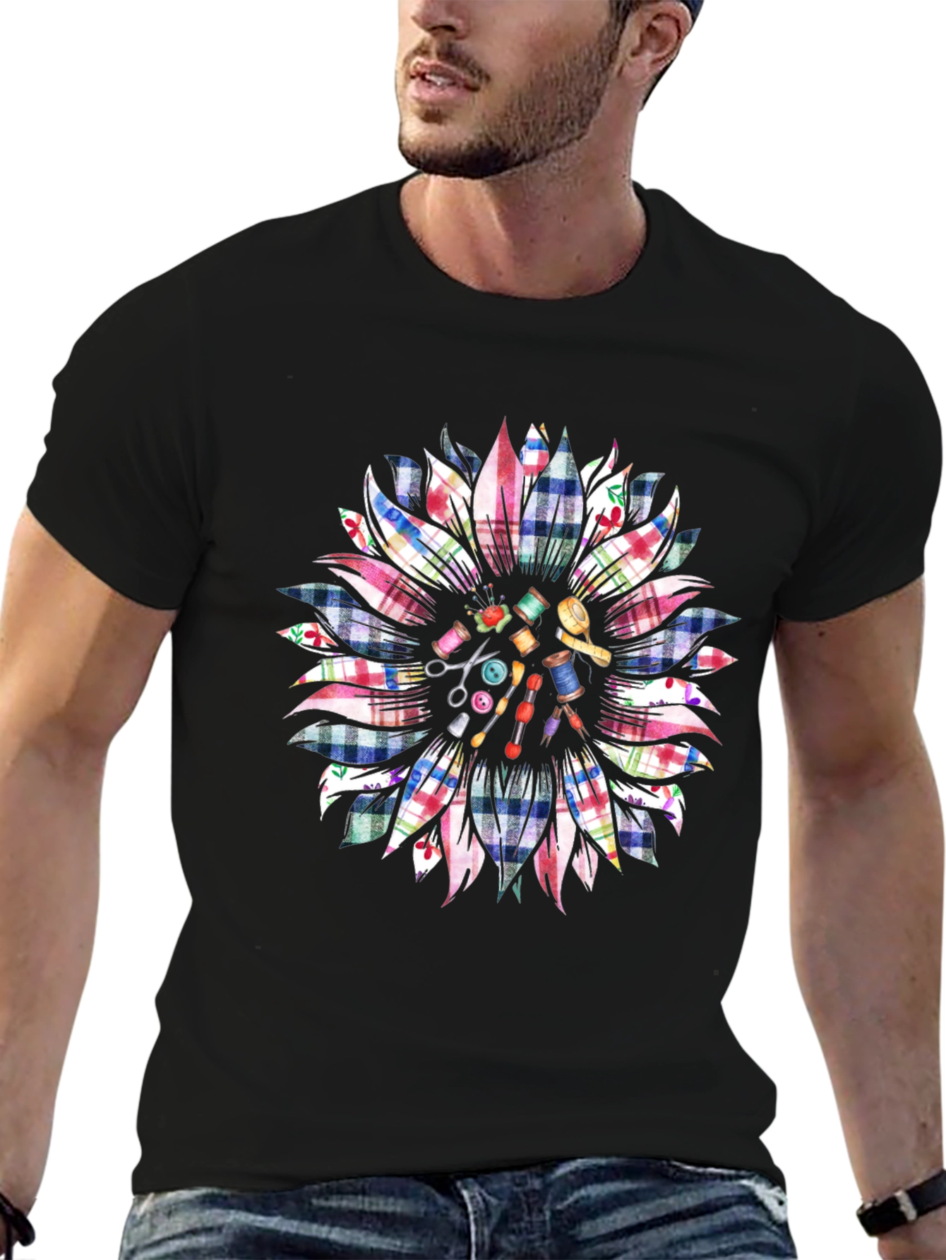 Crafting Sunflower T-Shirt