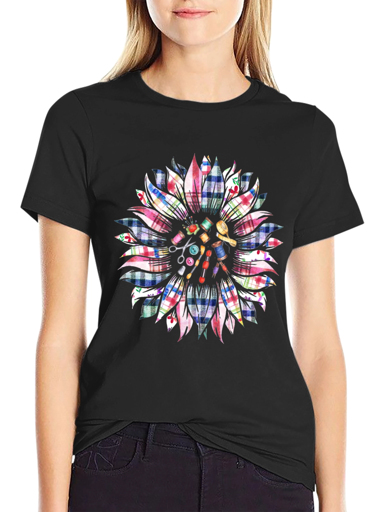 Crafting Sunflower T-Shirt