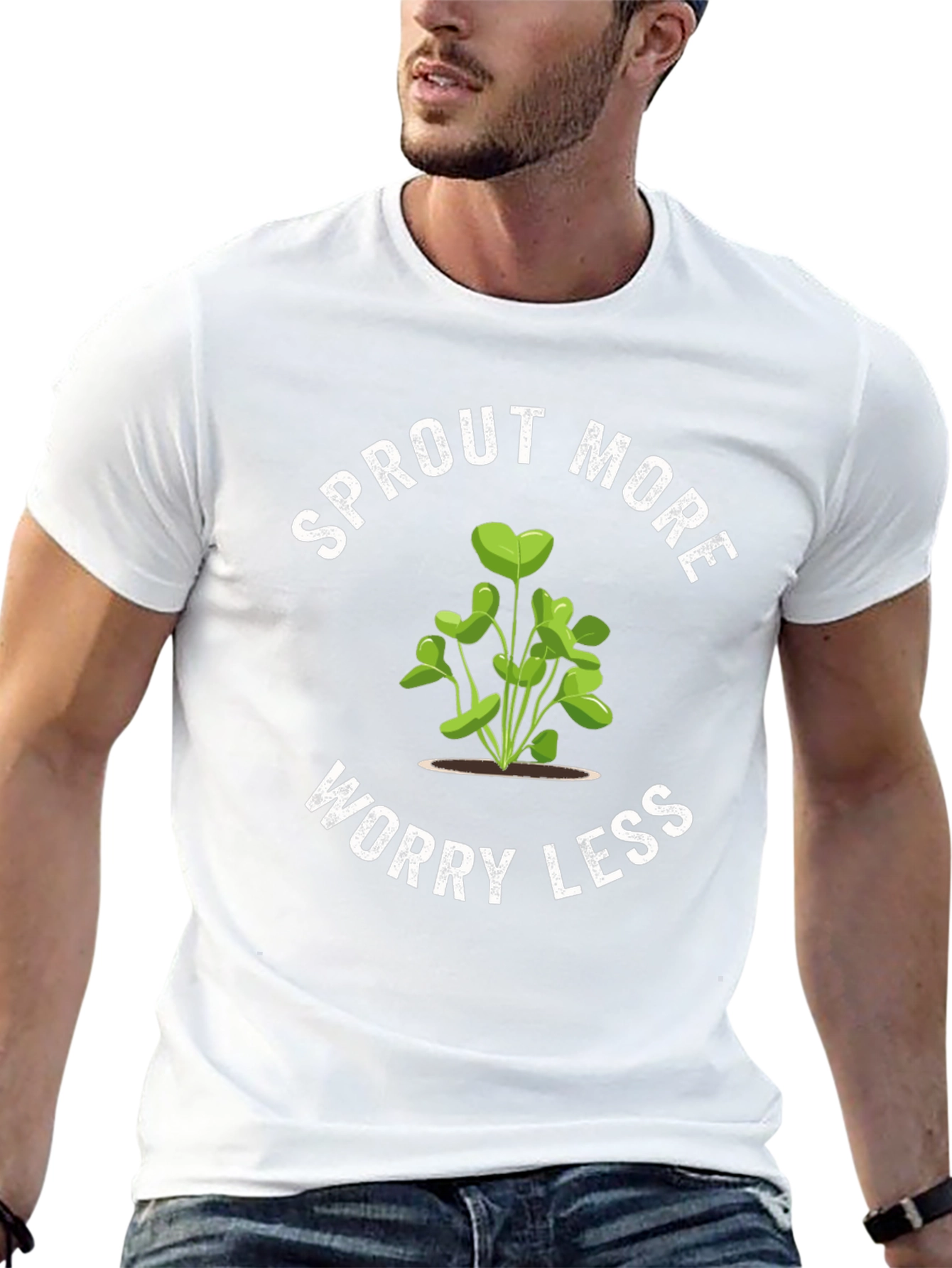 Sprout More Worry Less Graphic Tee