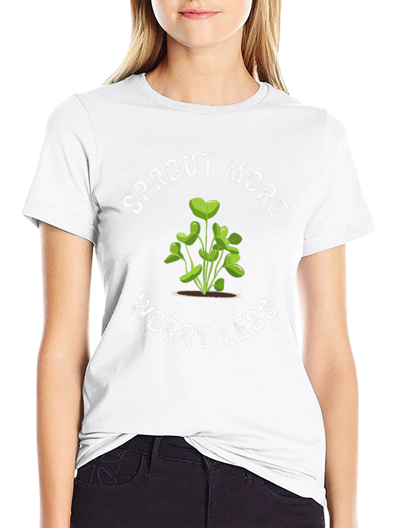 Sprout More Worry Less Graphic Tee