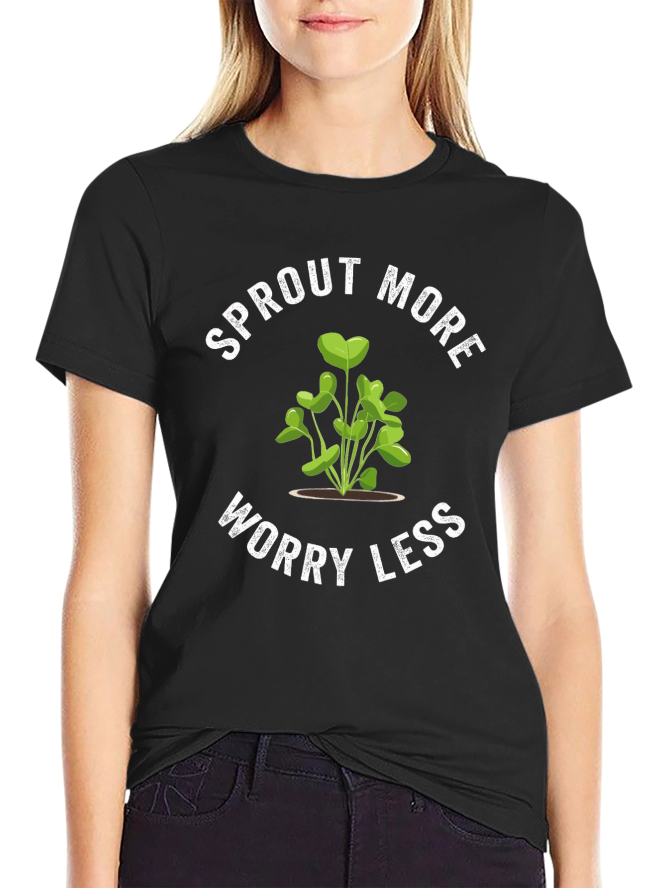 Sprout More Worry Less Graphic Tee