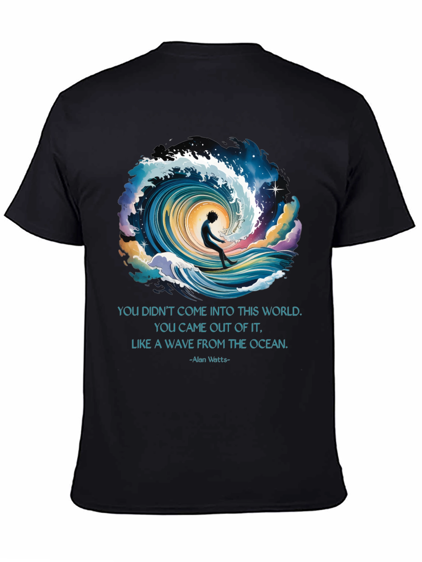 Ocean Wave Alan Watts Graphic Tee