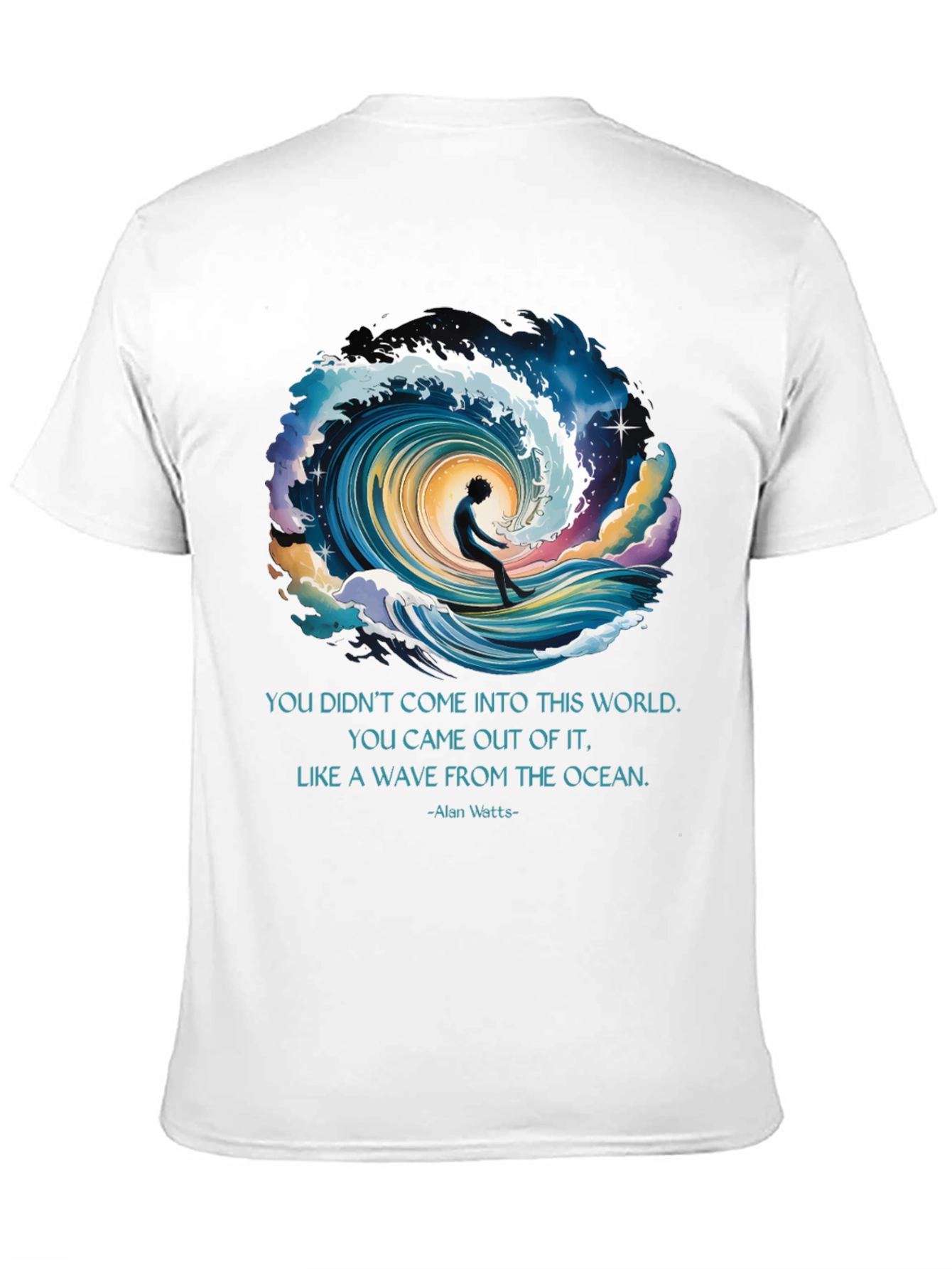Ocean Wave Alan Watts Graphic Tee