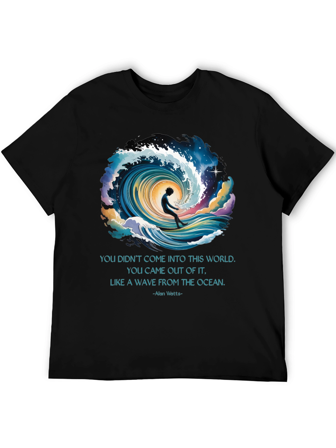 Ocean Wave Alan Watts Graphic Tee