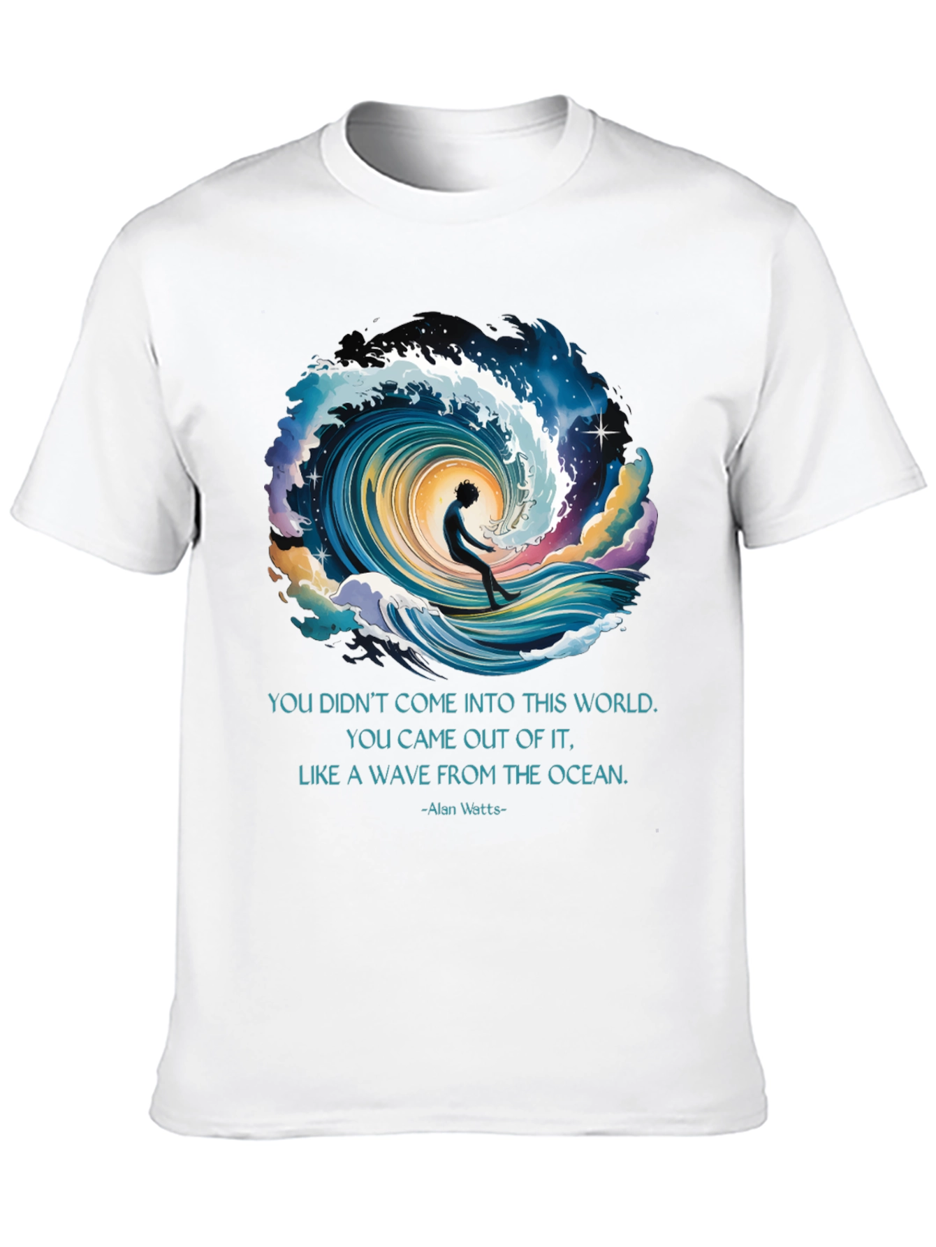 Ocean Wave Alan Watts Graphic Tee