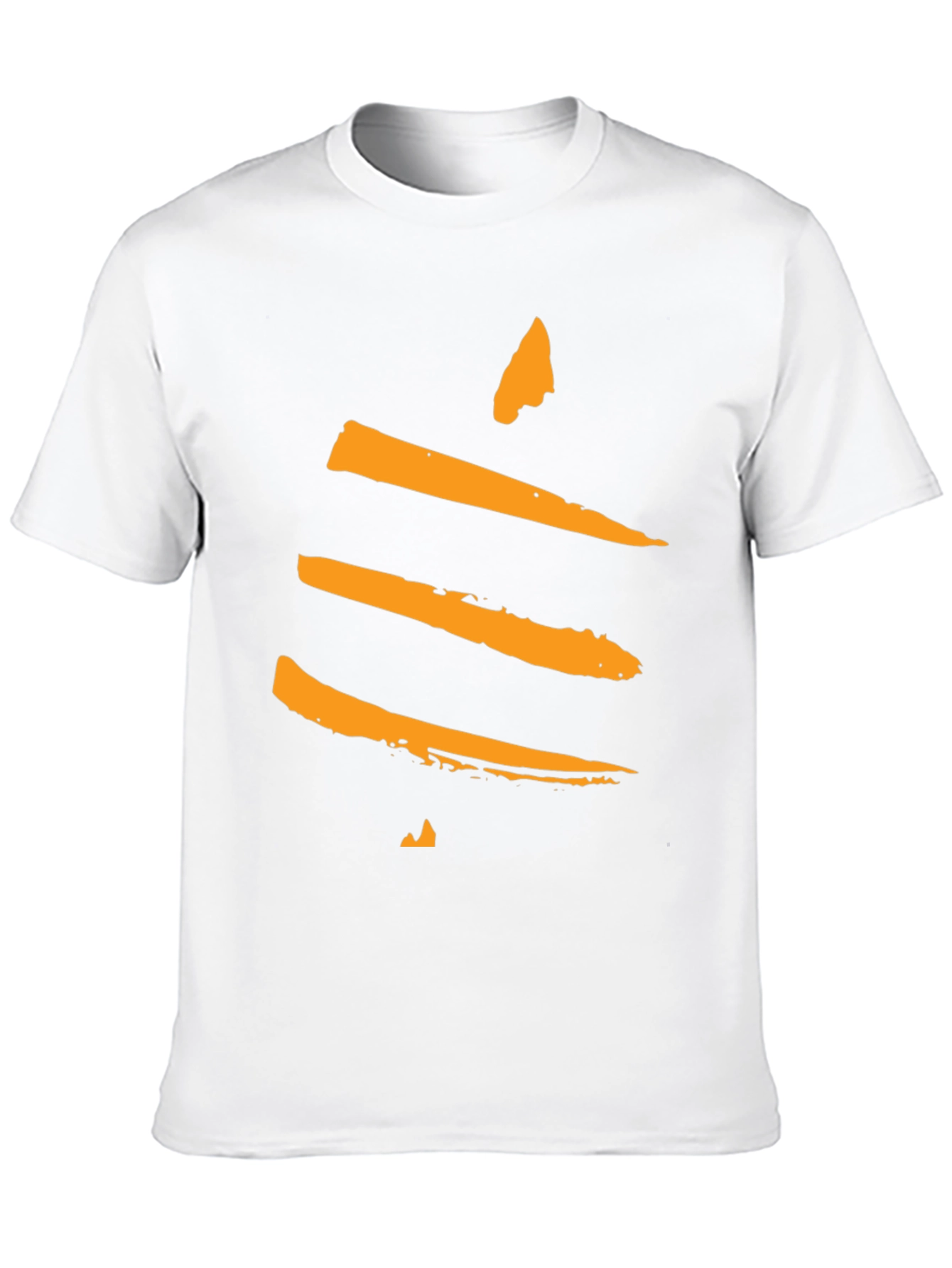 Modern Abstract Graphic Tee - Black