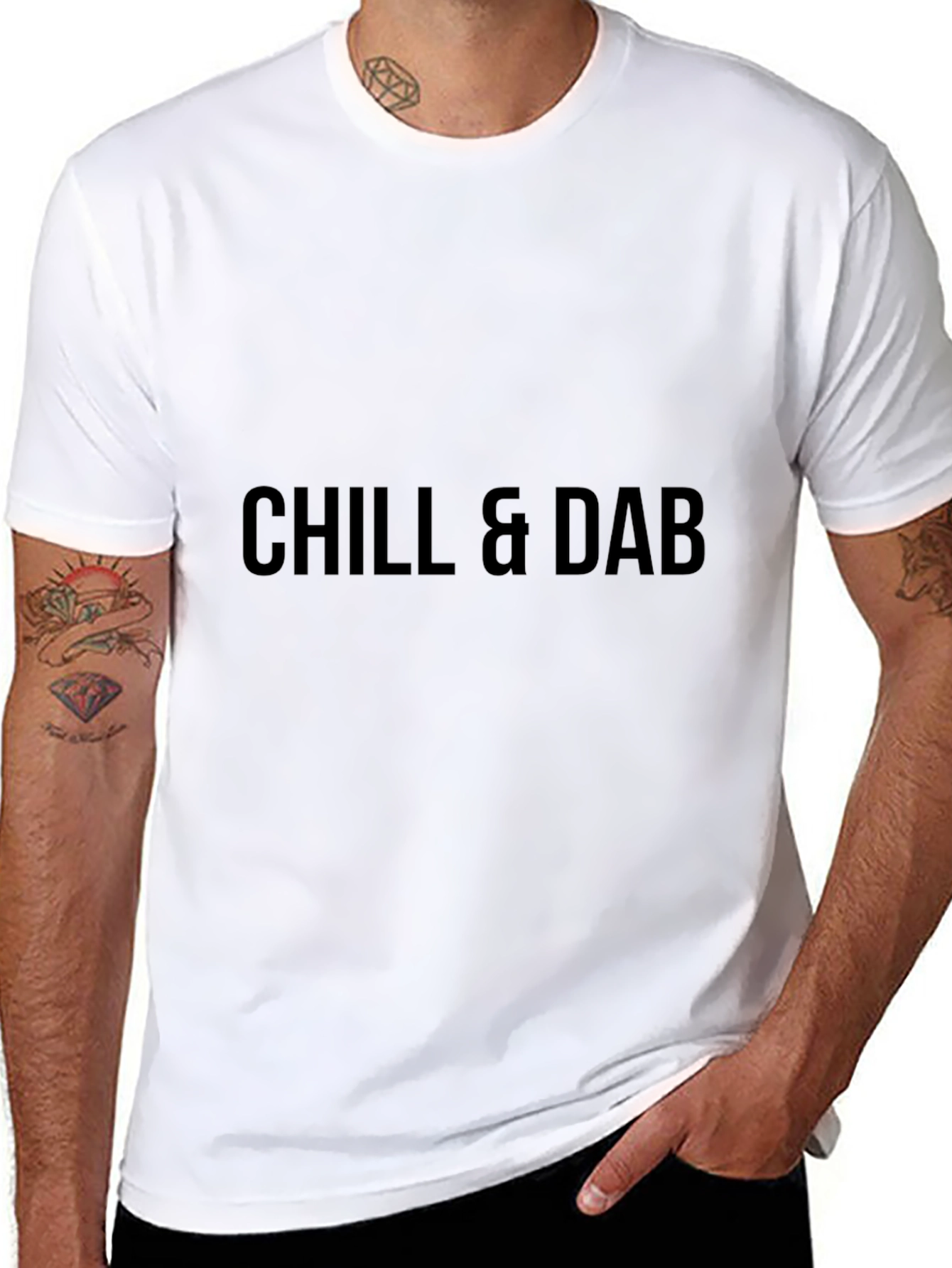 Chill & Dab Graphic Tee - Cool & Casual