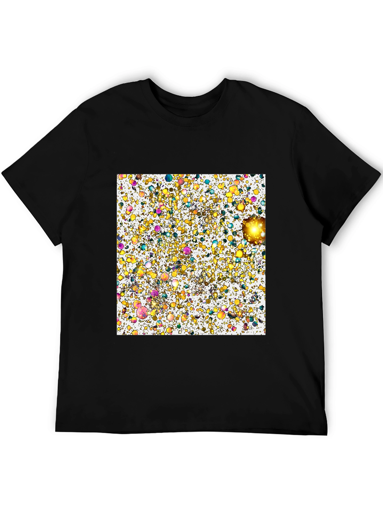 Abstract Bubbles Graphic Tee