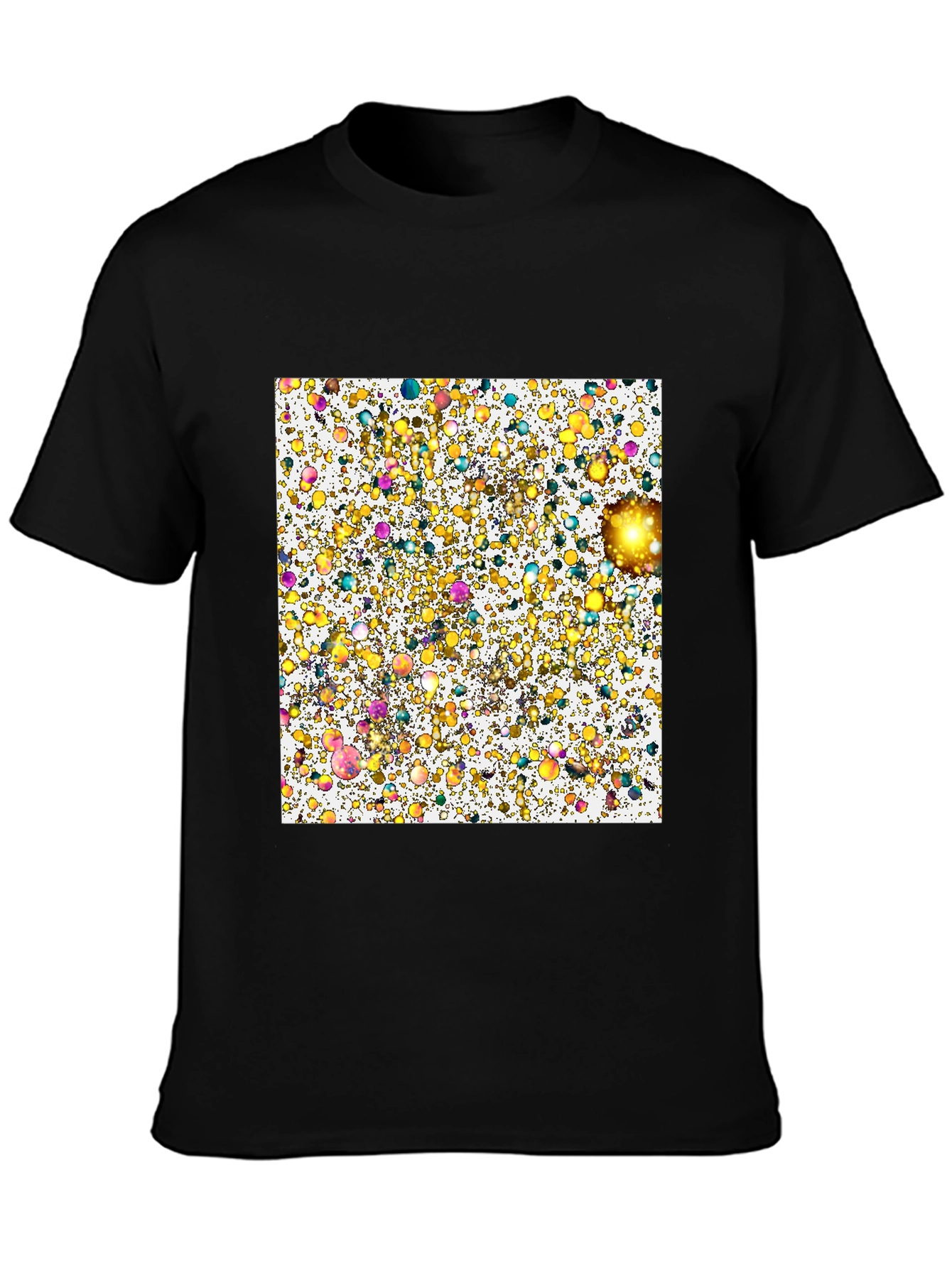 Abstract Bubbles Graphic Tee