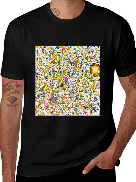 Abstract Bubbles Graphic Tee
