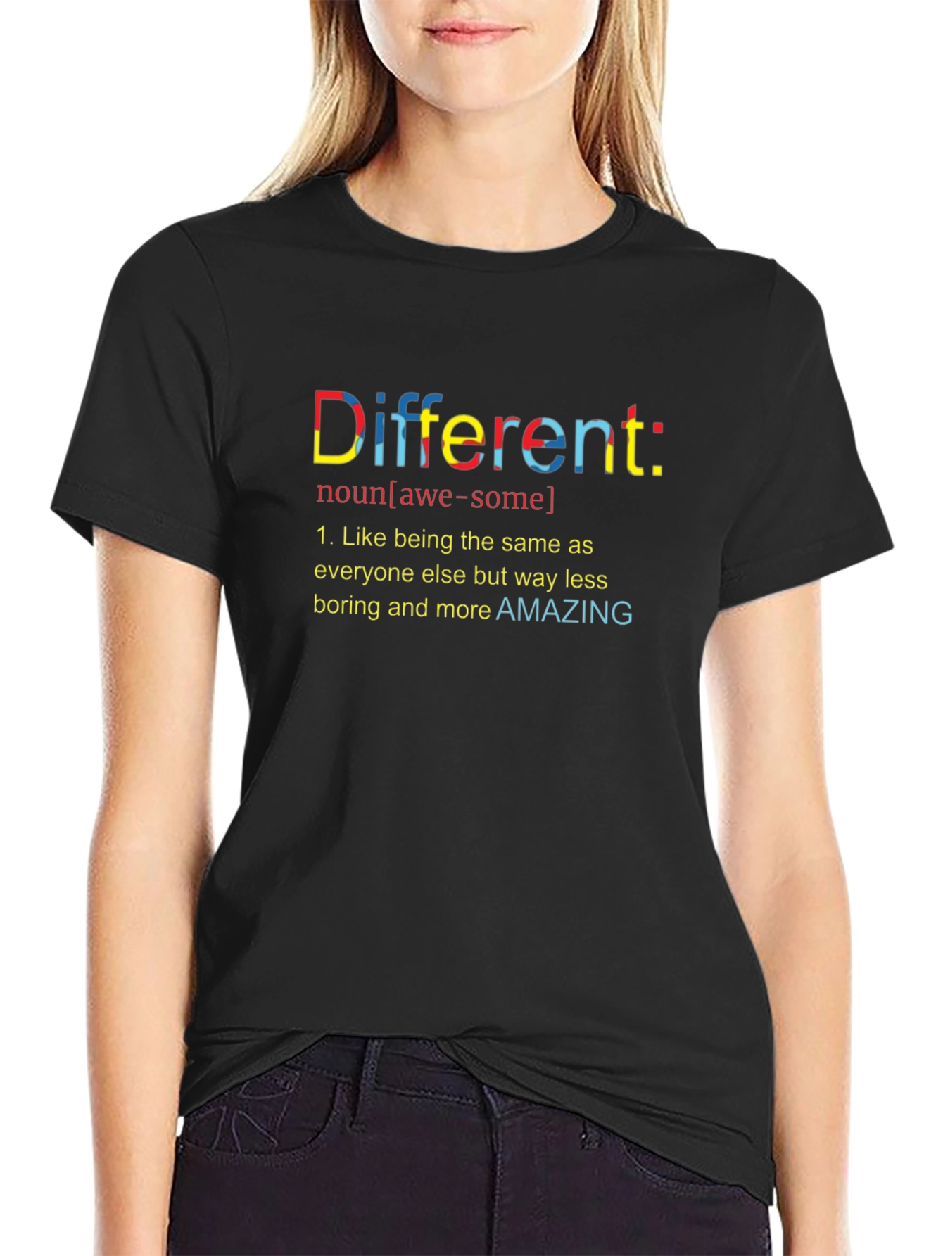 Different Definition Graphic T-Shirt - Unique Statement Tee