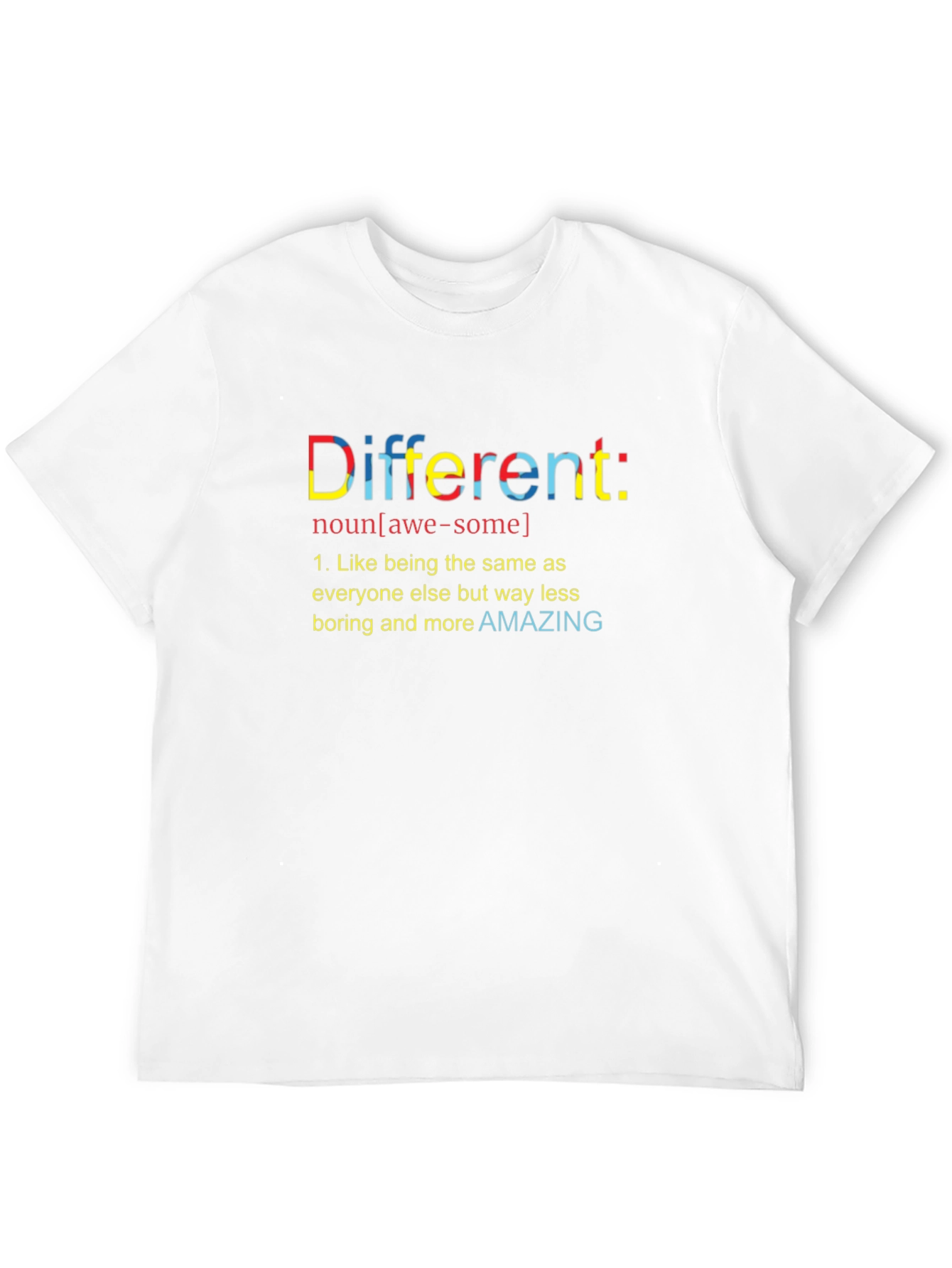 Different Definition Graphic T-Shirt - Unique Statement Tee