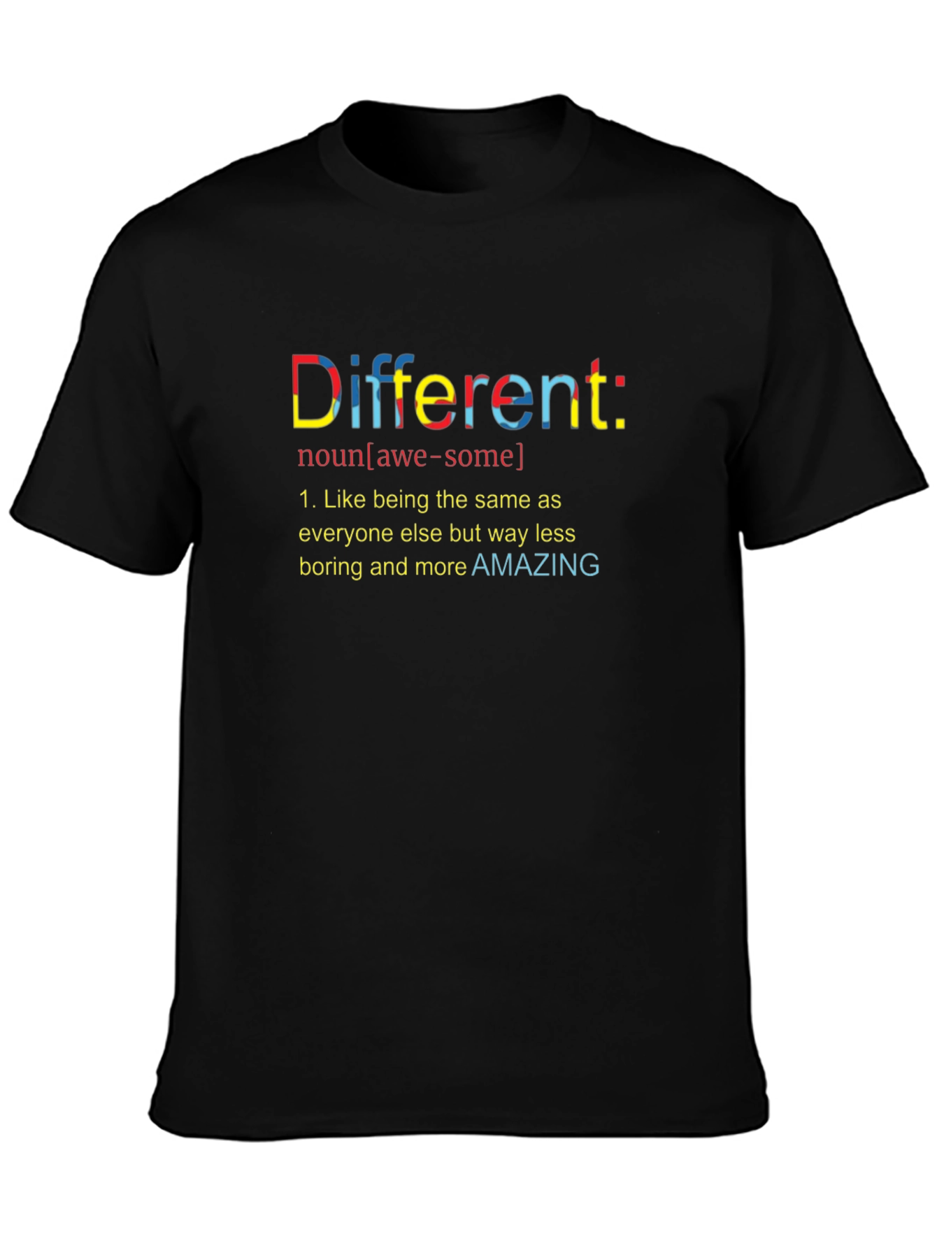 Different Definition Graphic T-Shirt - Unique Statement Tee