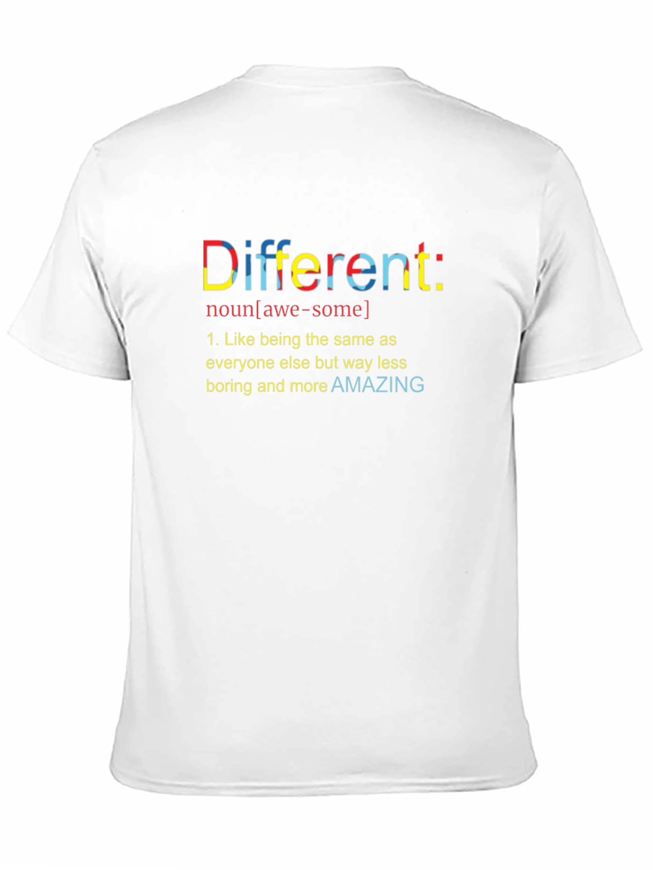 Different Definition Graphic T-Shirt - Unique Statement Tee