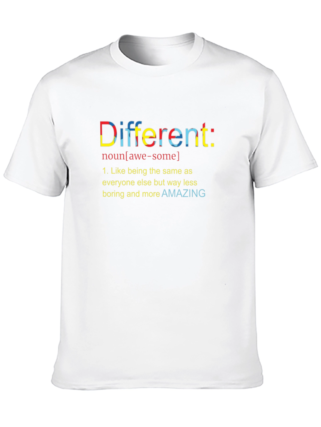 Different Definition Graphic T-Shirt - Unique Statement Tee