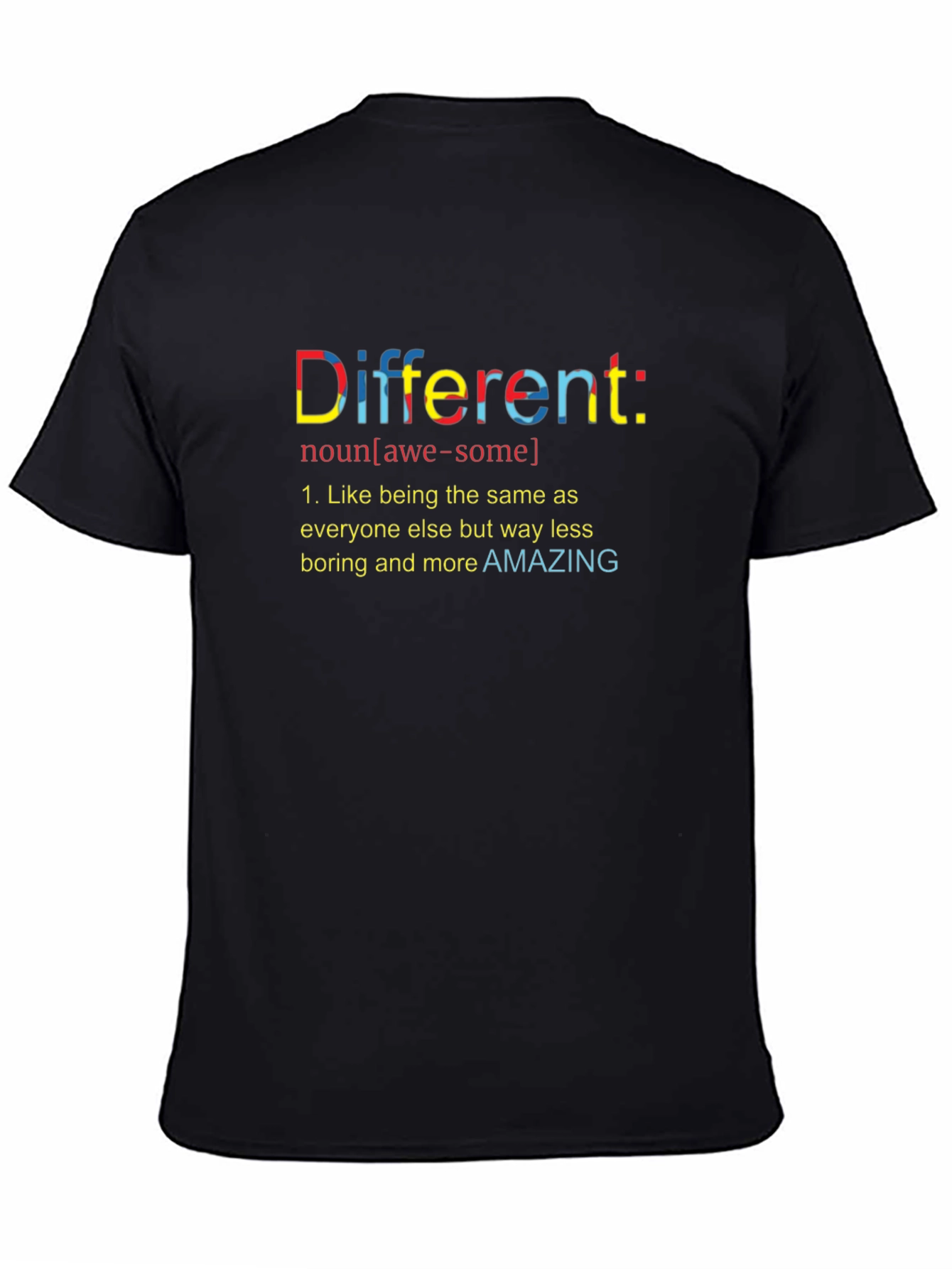 Different Definition Graphic T-Shirt - Unique Statement Tee