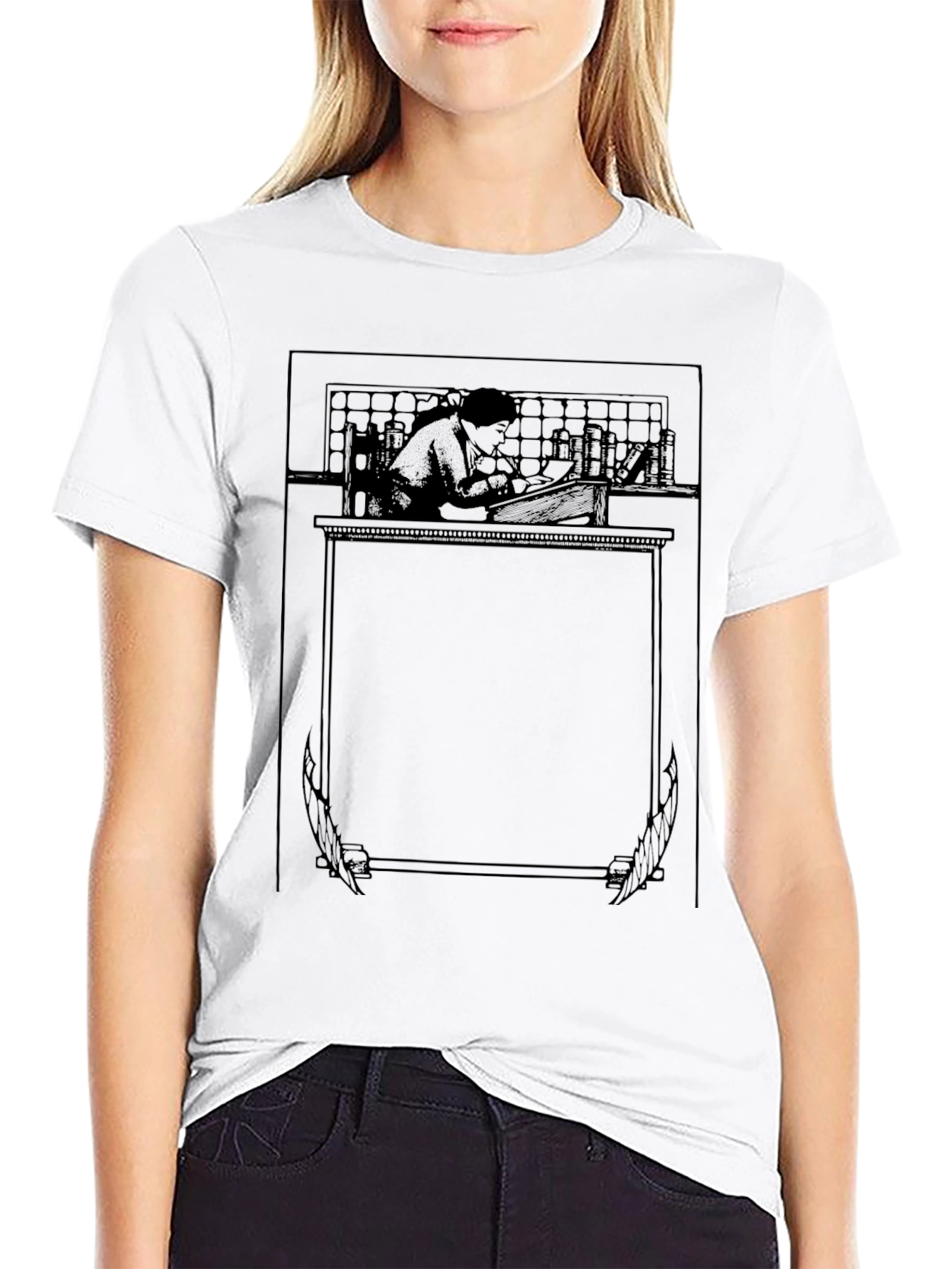 Literary Desk Black T-Shirt