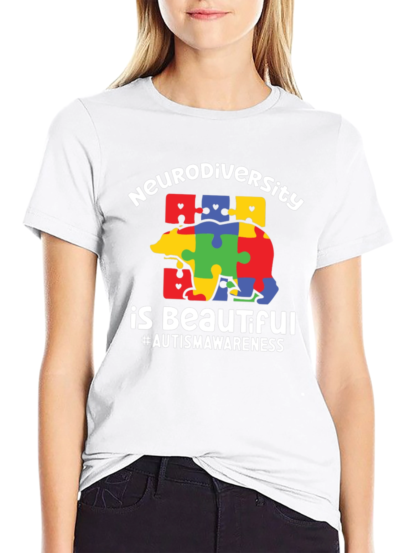 Neurodiversity Autism Awareness Graphic T-Shirt