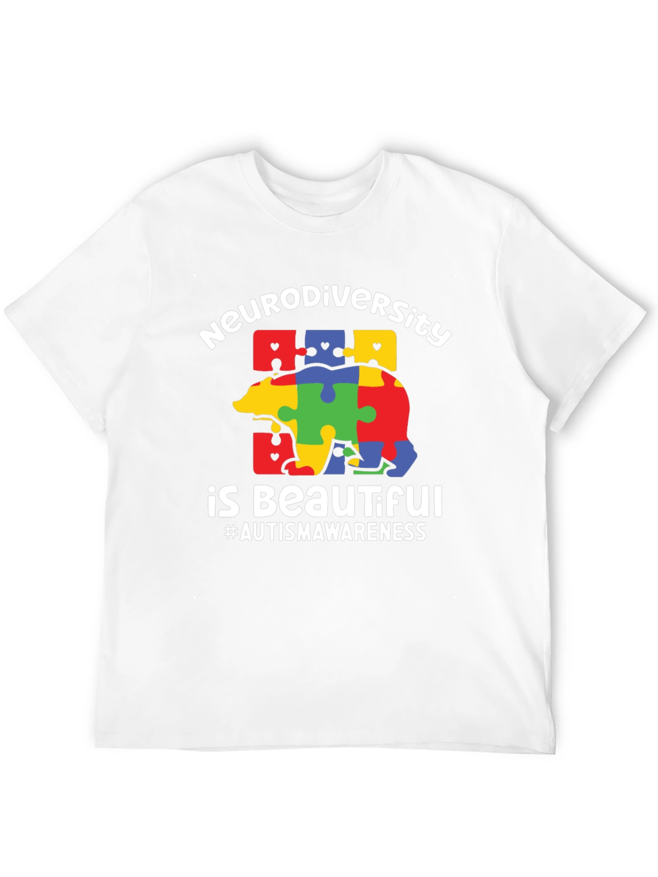 Neurodiversity Autism Awareness Graphic T-Shirt