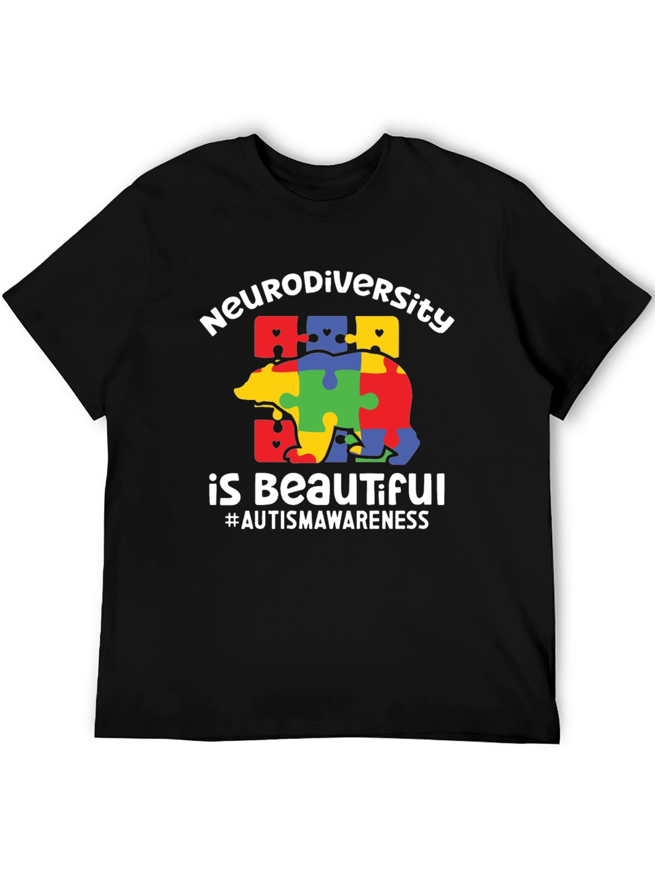 Neurodiversity Autism Awareness Graphic T-Shirt