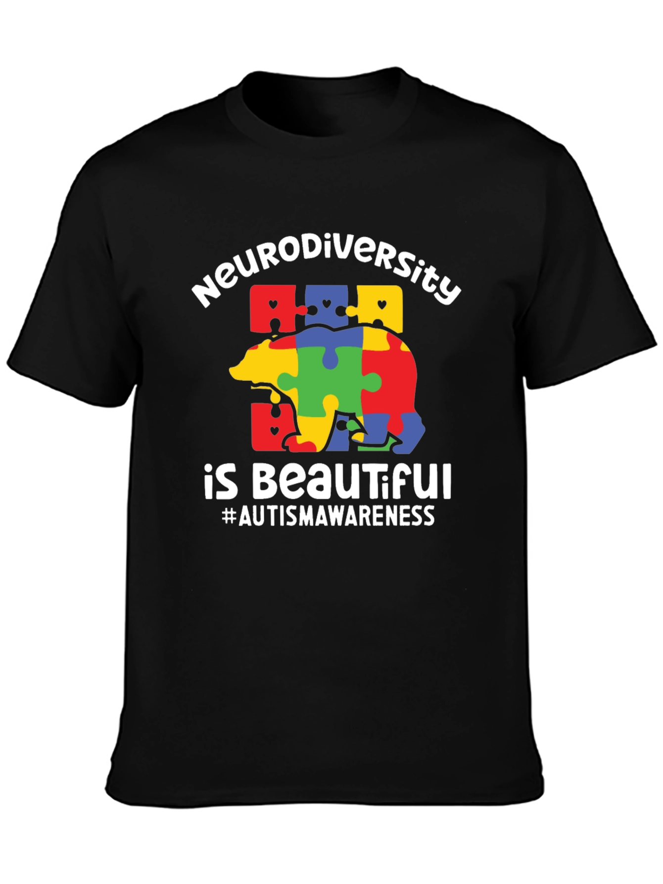 Neurodiversity Autism Awareness Graphic T-Shirt