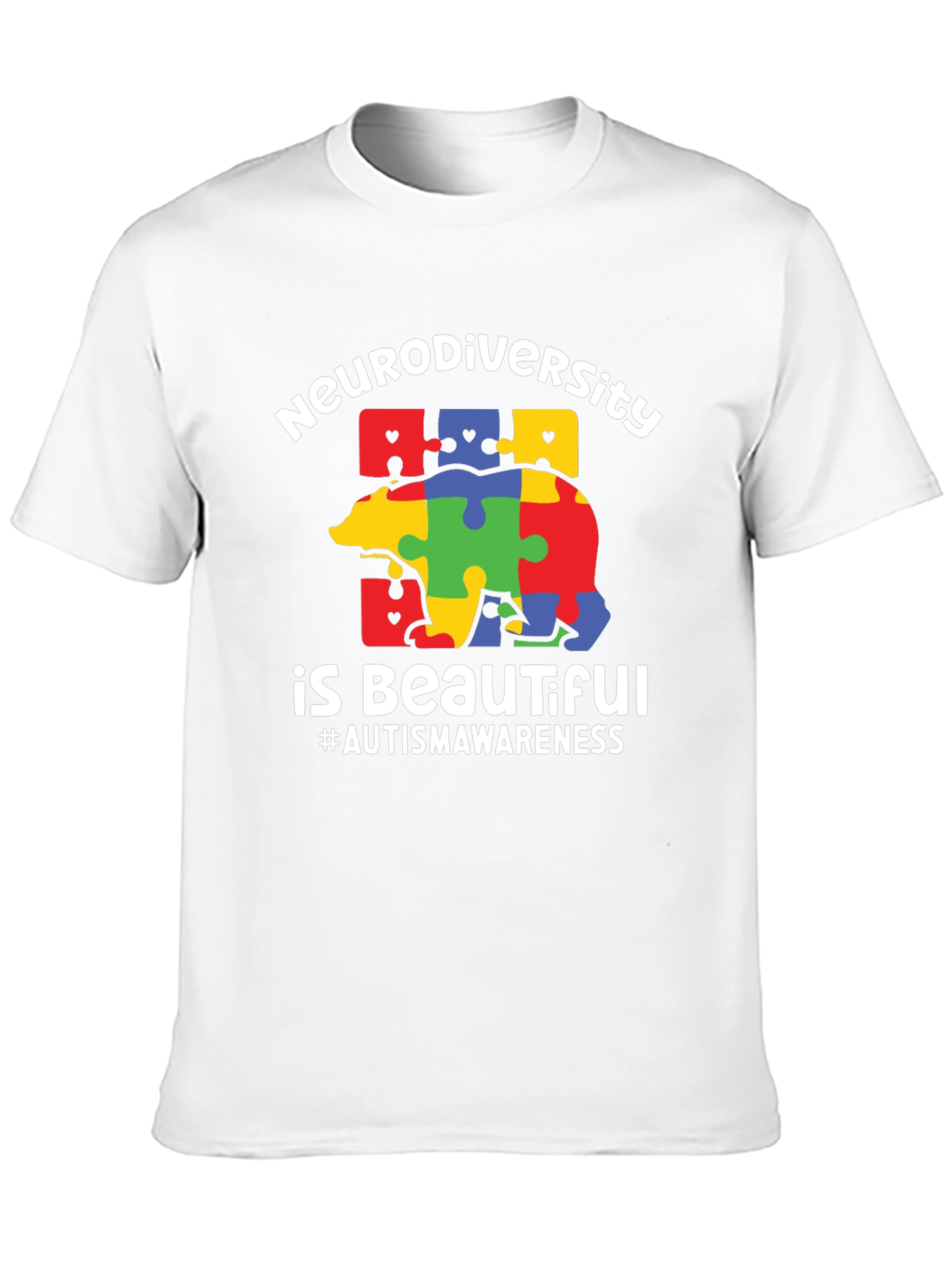 Neurodiversity Autism Awareness Graphic T-Shirt