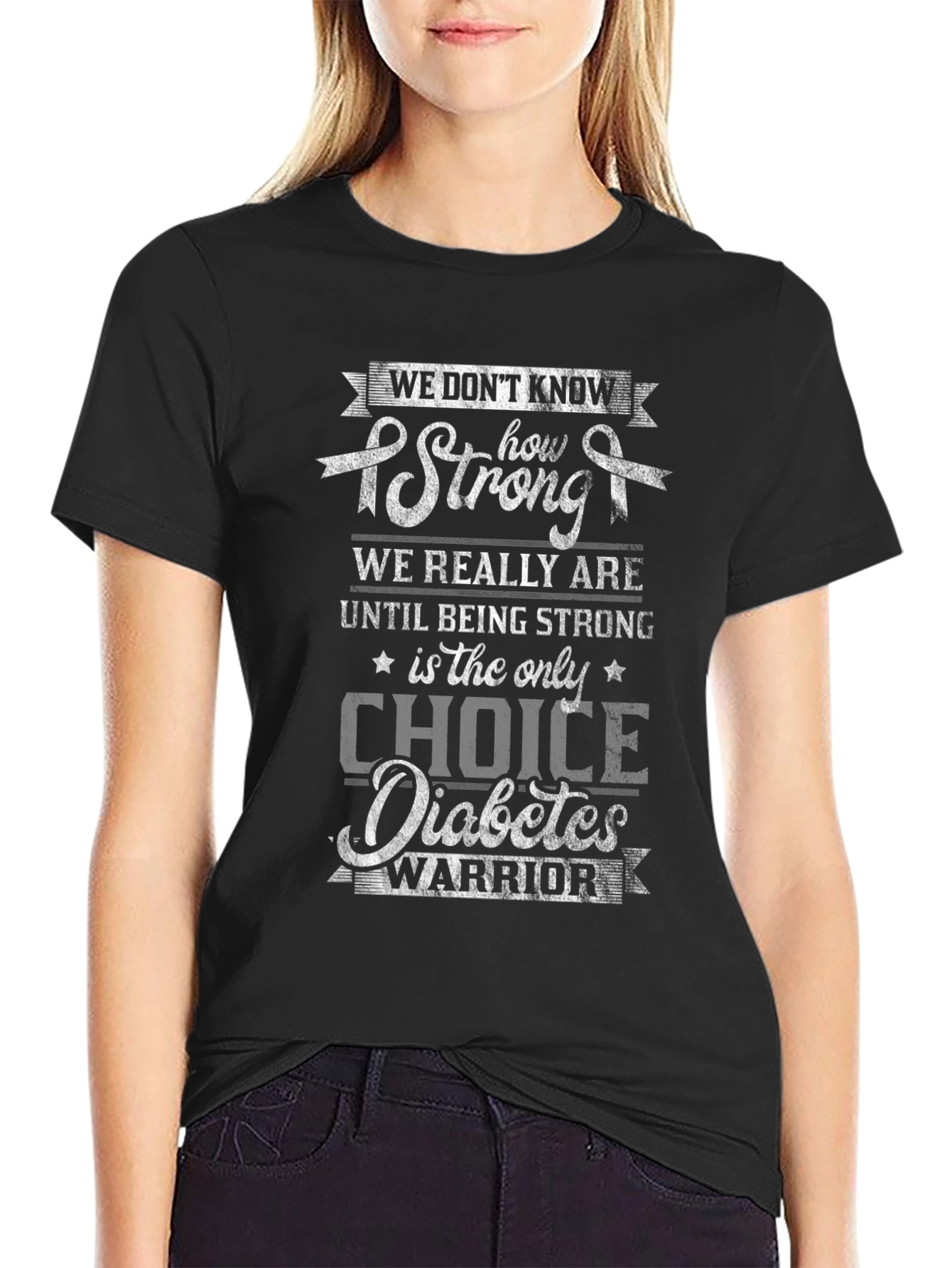 Diabetes Warrior T-Shirt - Stay Strong