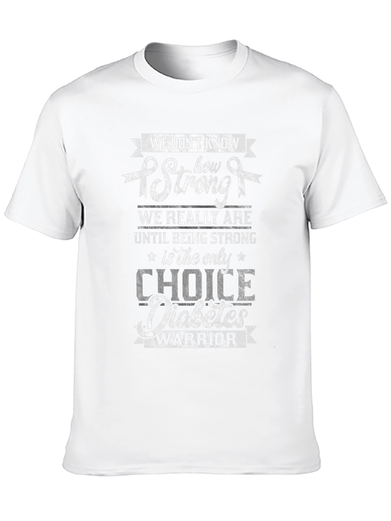 Diabetes Warrior T-Shirt - Stay Strong