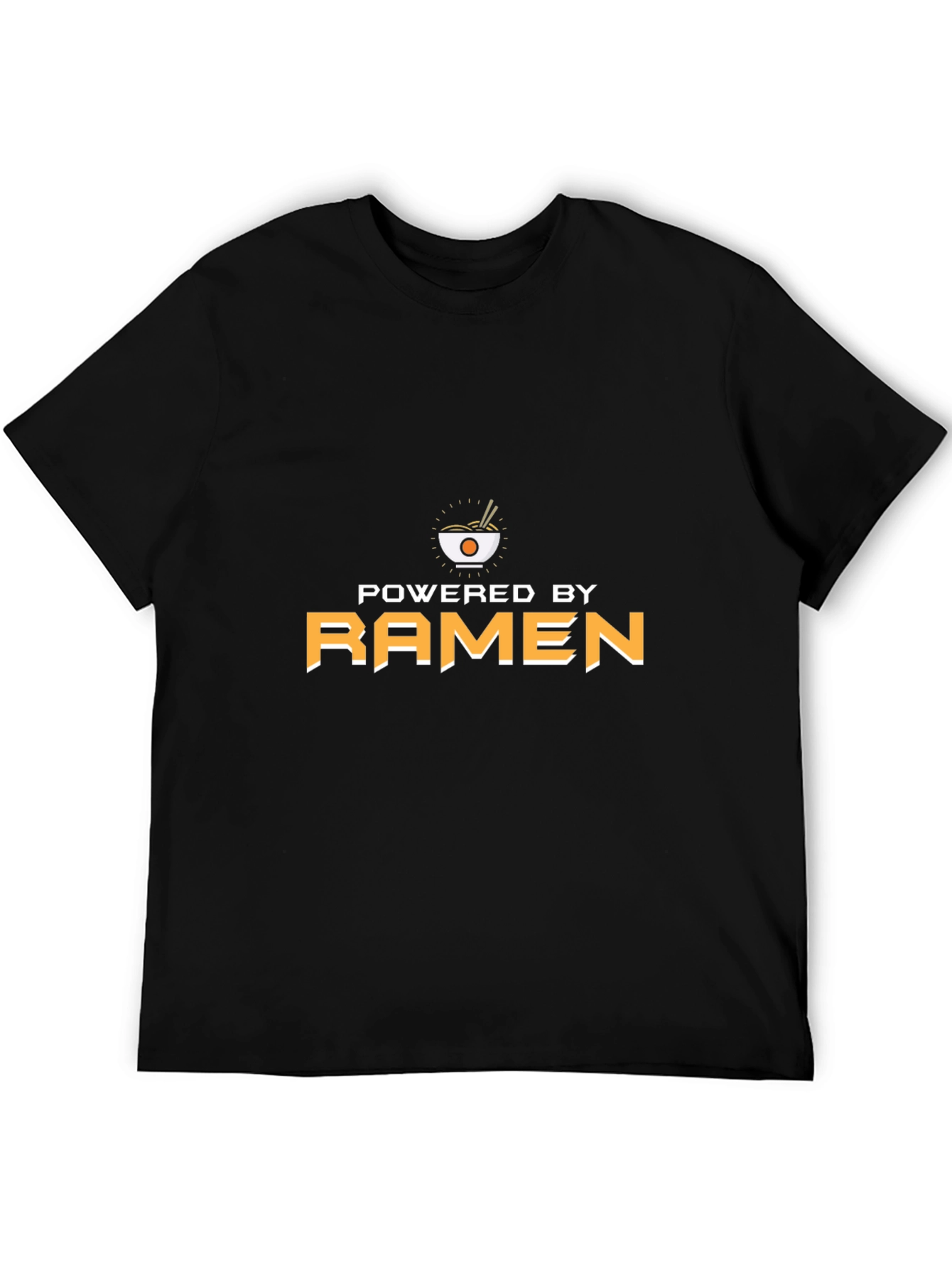 Powered by Ramen T-Shirt - Unisex Black Tee