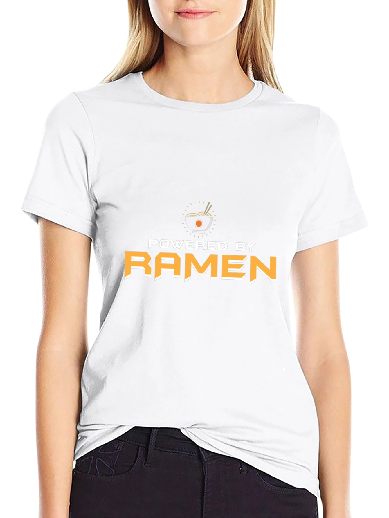 Powered by Ramen T-Shirt - Unisex Black Tee