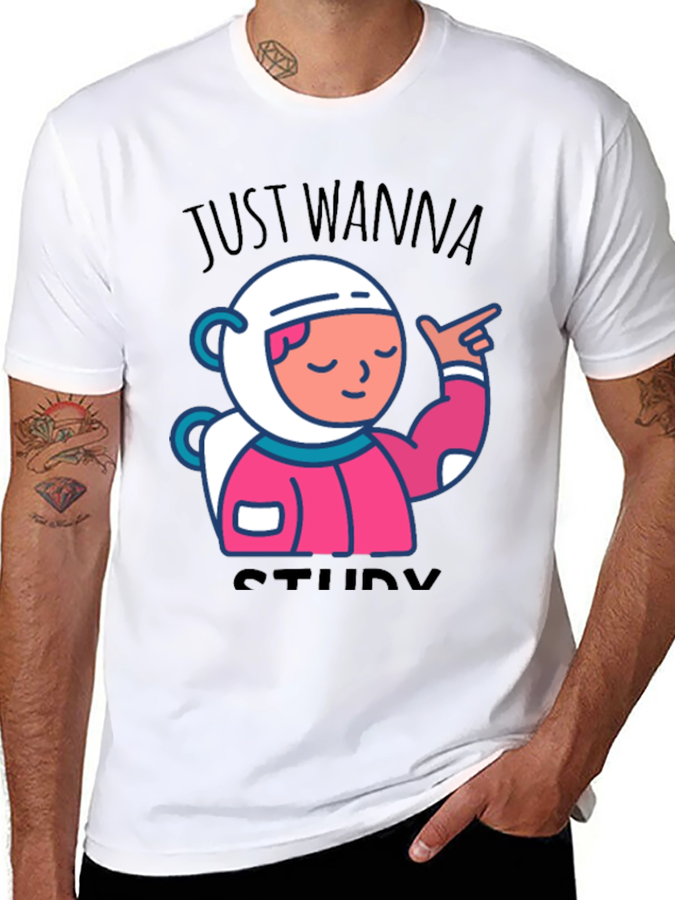 Just Wanna Study T-Shirt