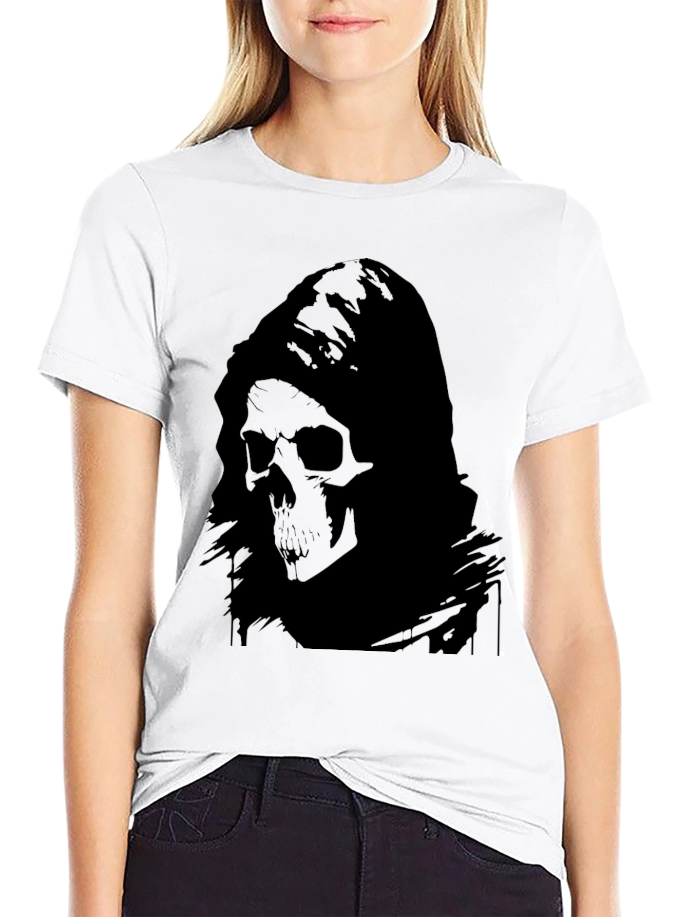 Grim Reaper Graphic Black T-Shirt