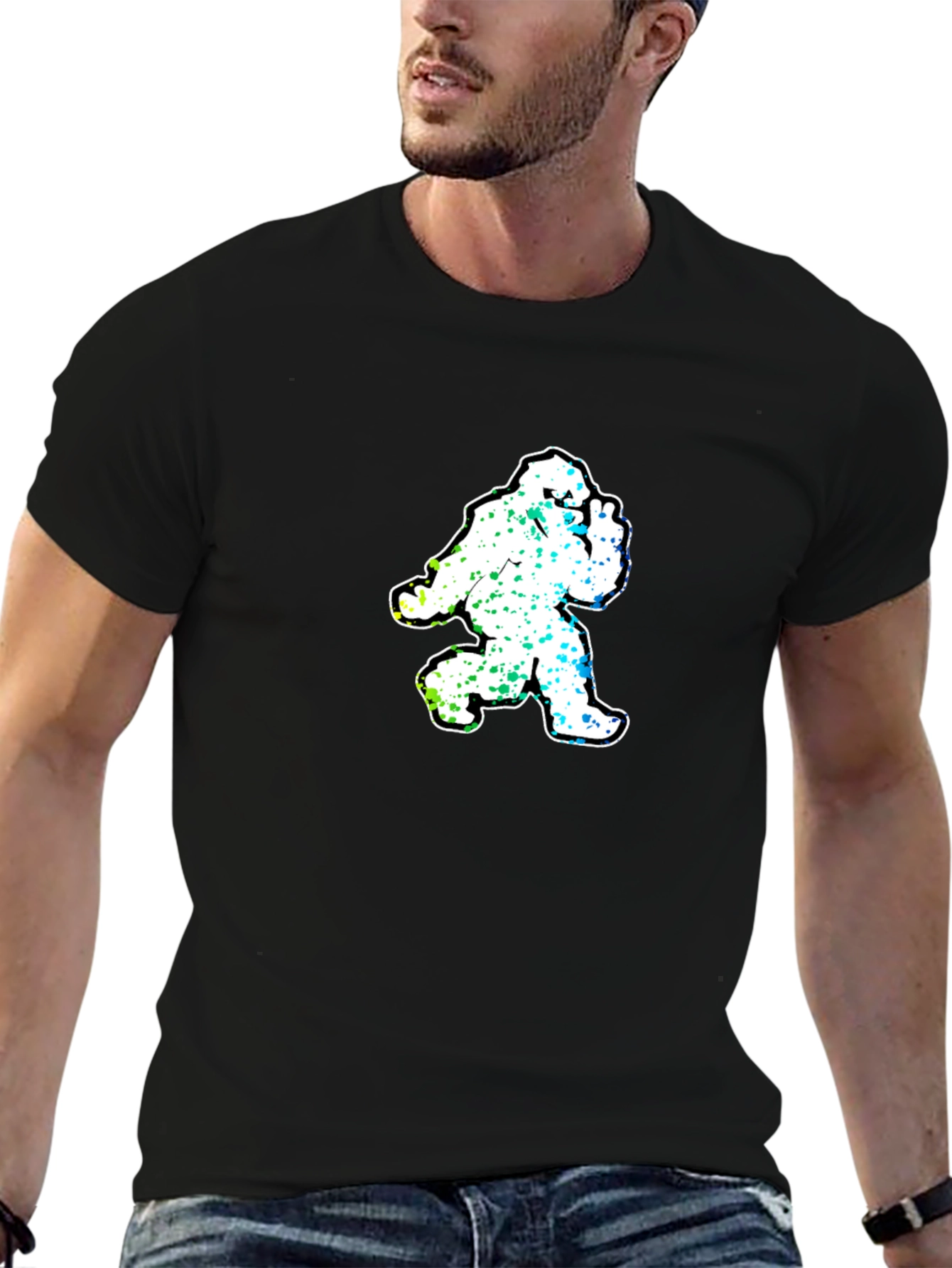 Sasquatch Silhouette Graphic Tee
