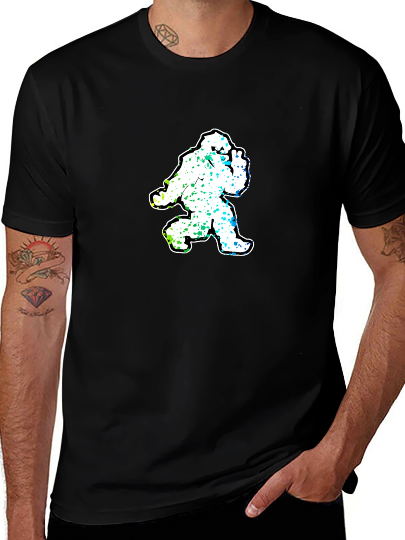 Sasquatch Silhouette Graphic Tee