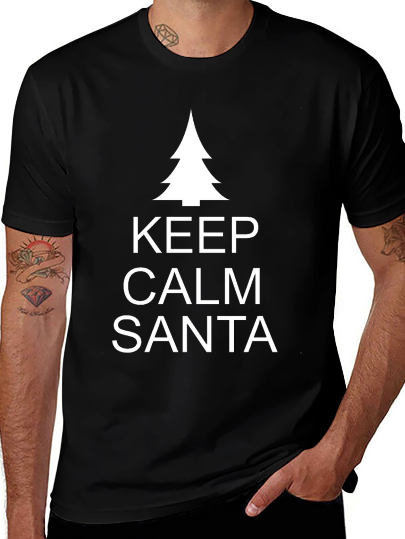 Keep Calm Santa Christmas T-Shirt